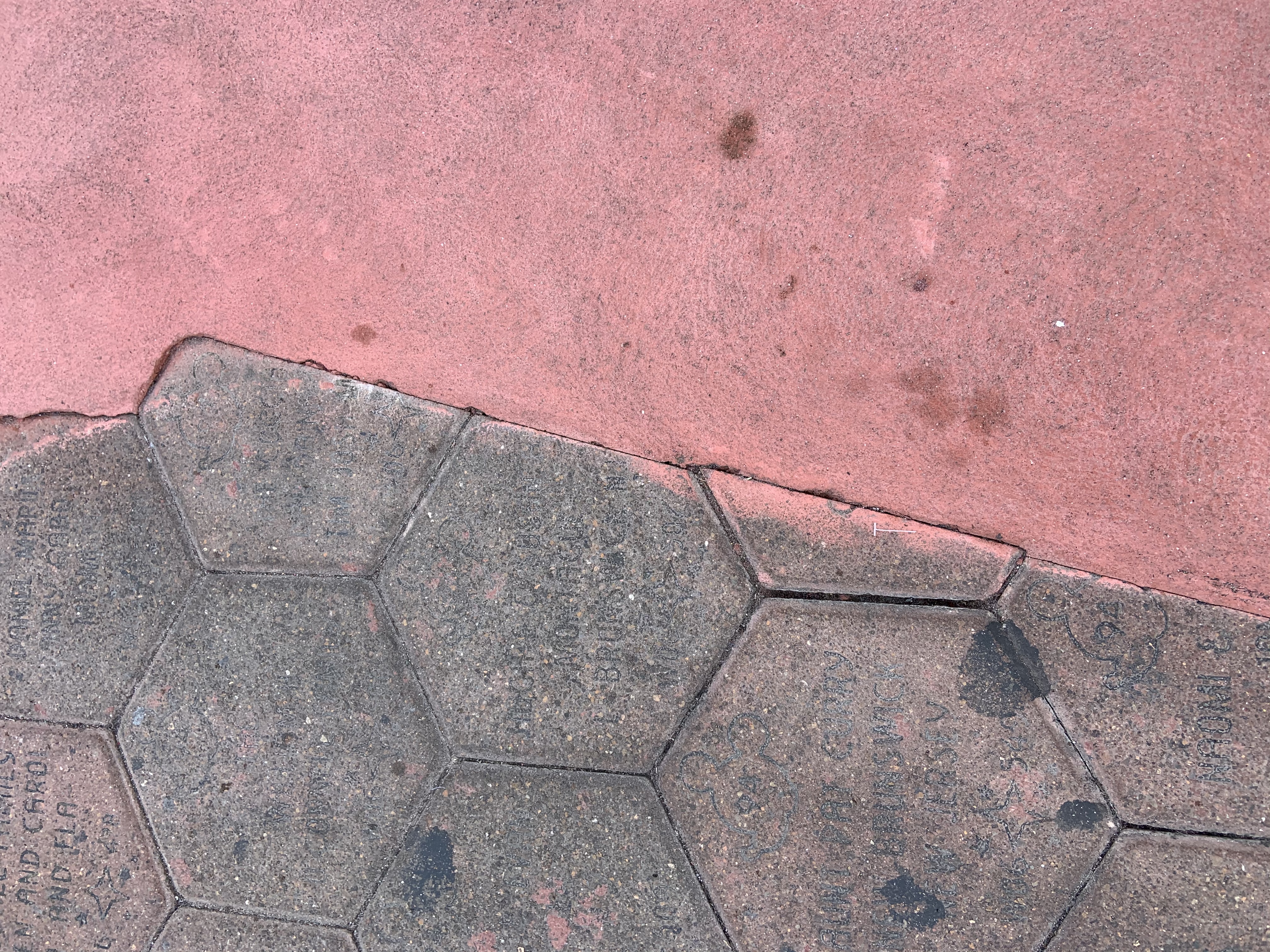 Cut in half Walk Around the World bricks 12/11/19 1