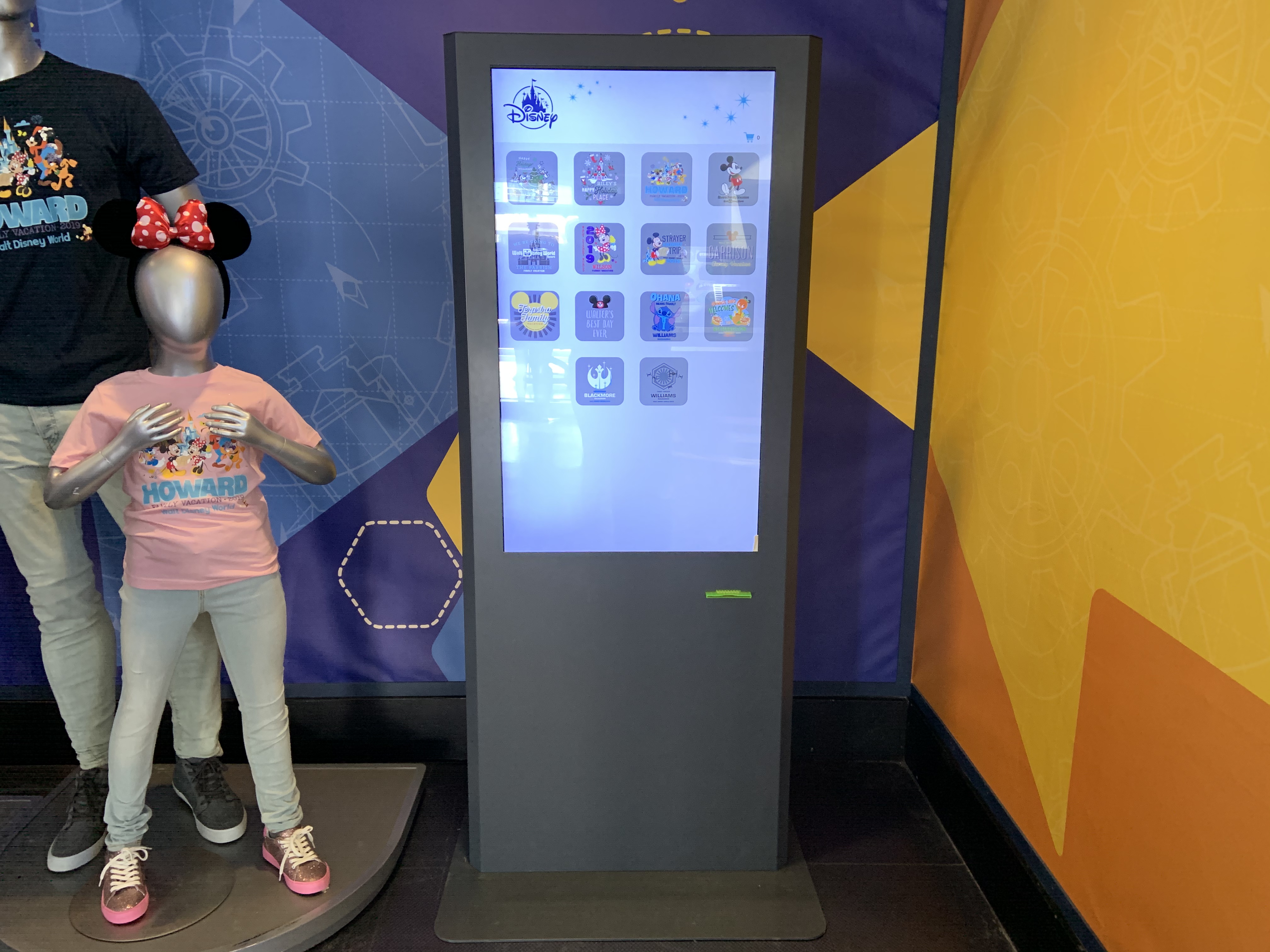 Custom Shirt Kiosk Magic Kingdom 3