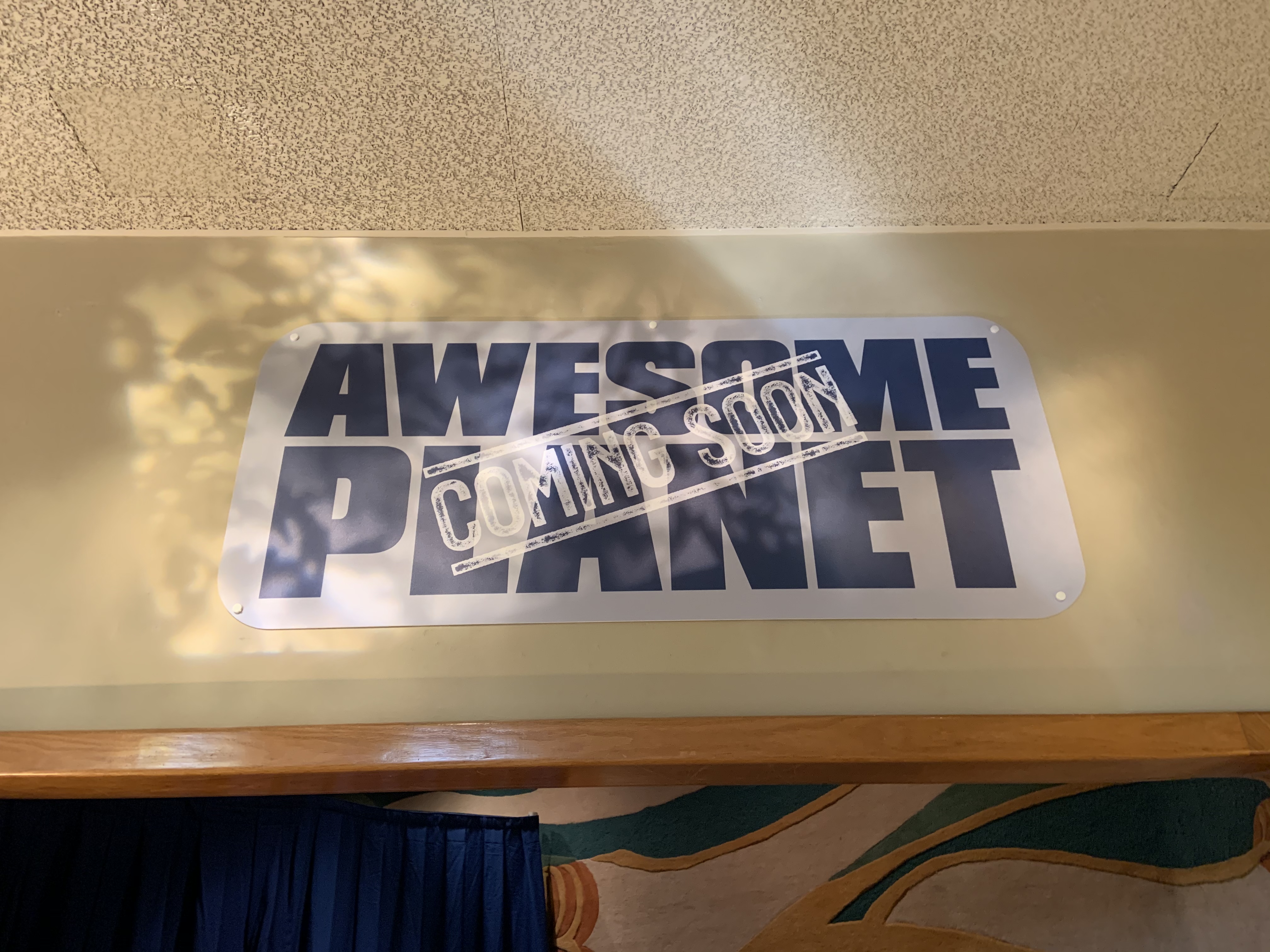 Awesome Planet sign EPCOT The Land 2