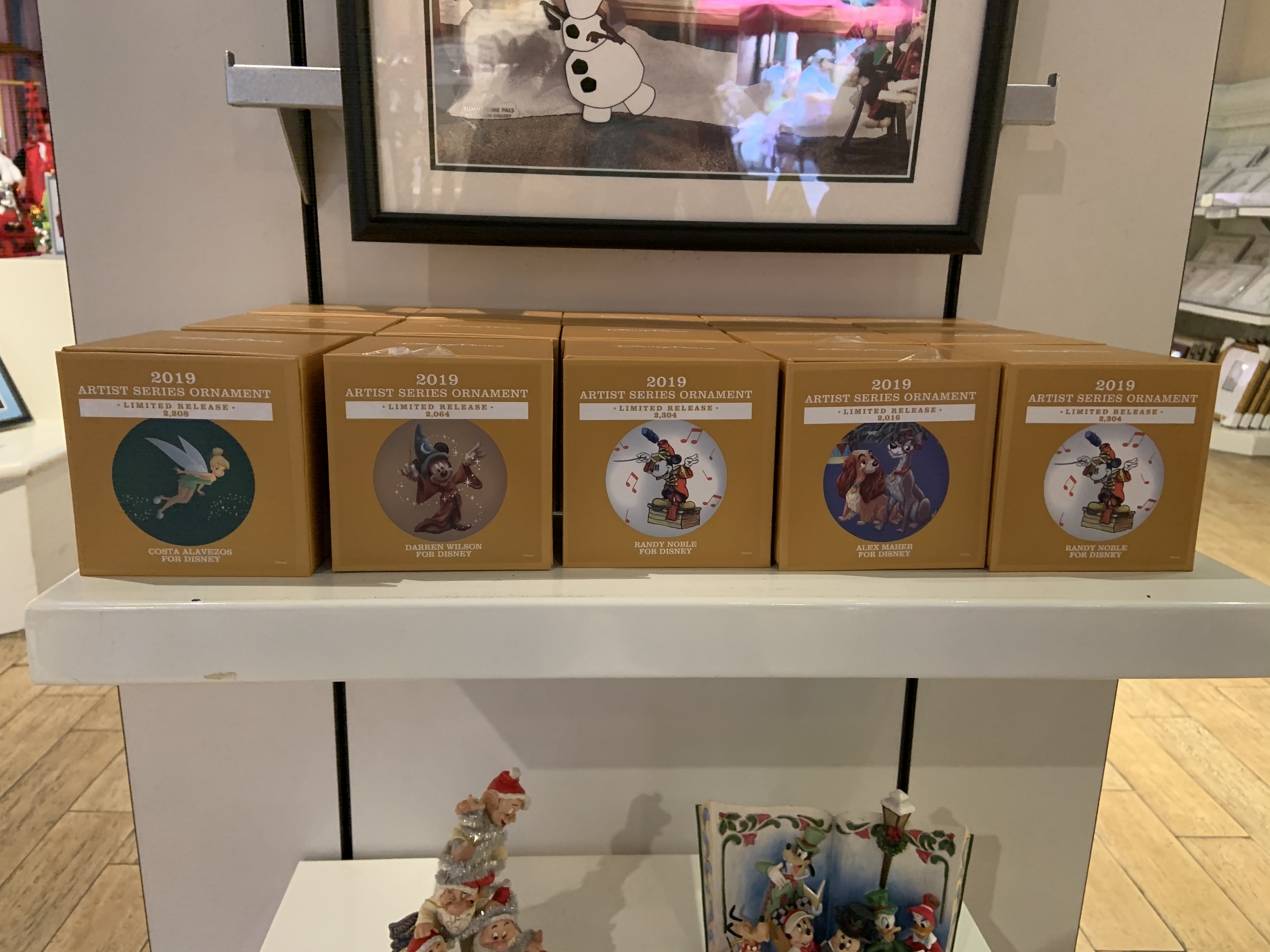 Artist Series Ornaments at Stage 1