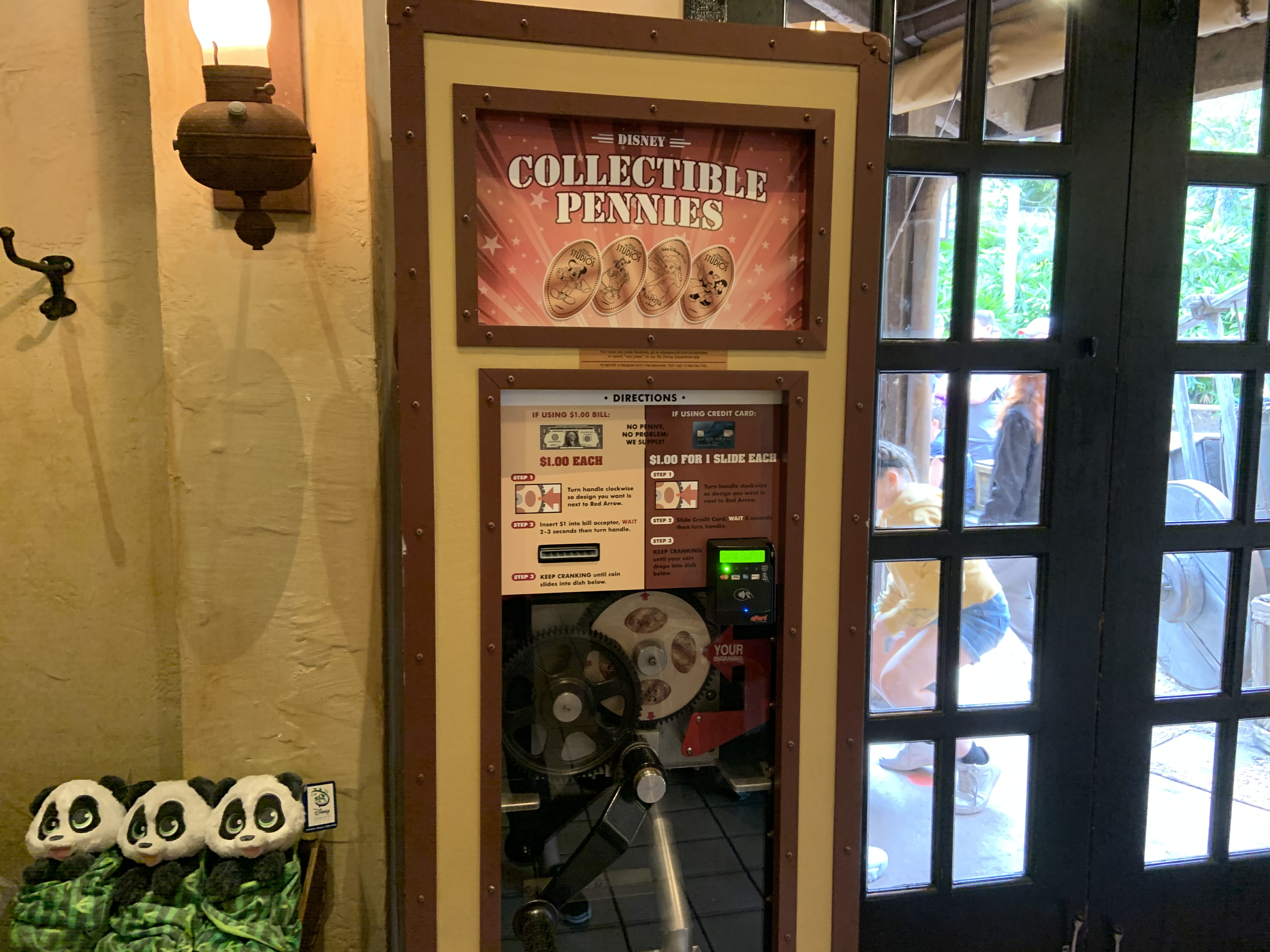 Indiana Jones penny machine 12/21/19