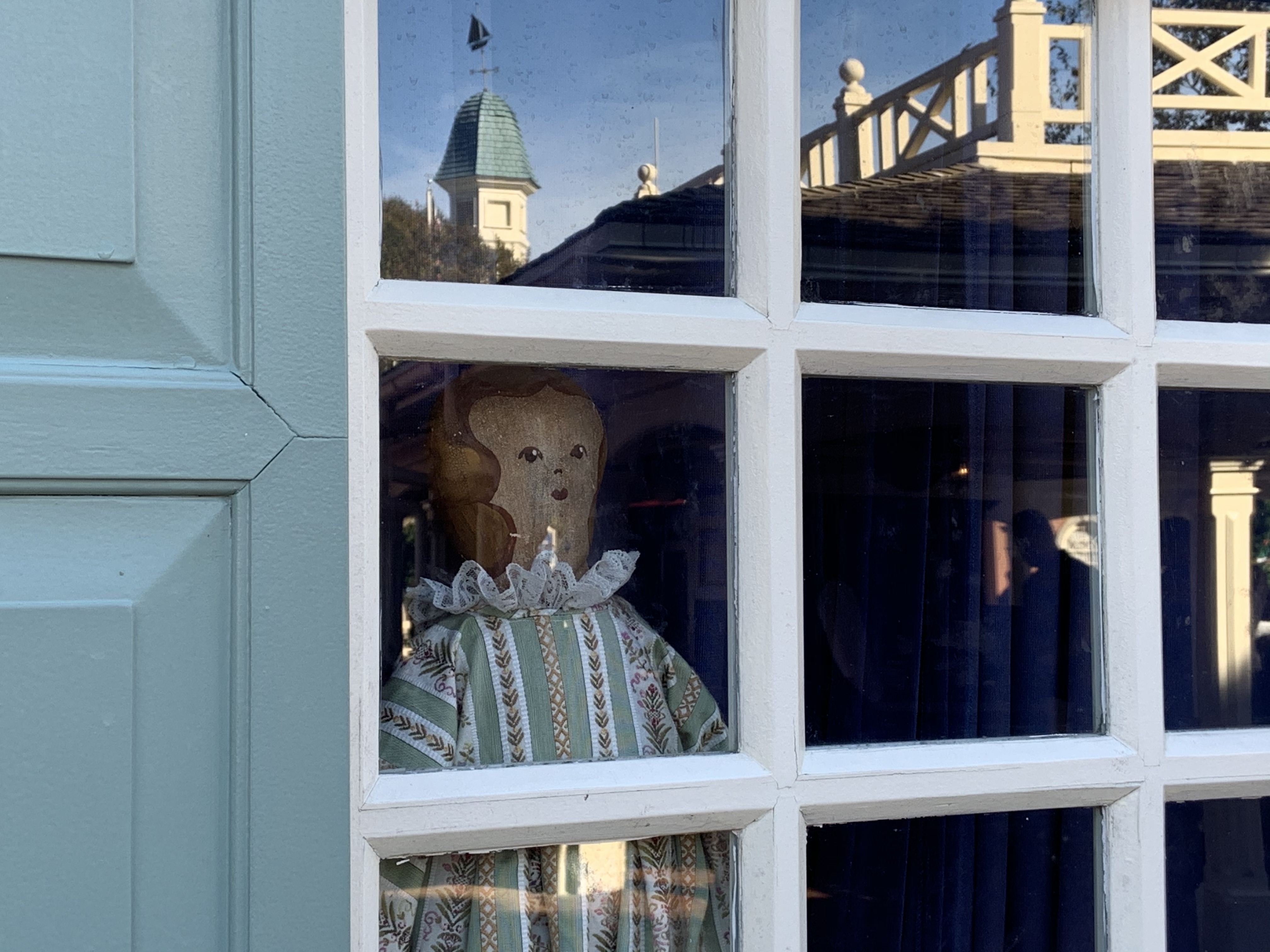 Creepy doll Liberty Square Marketplace 2