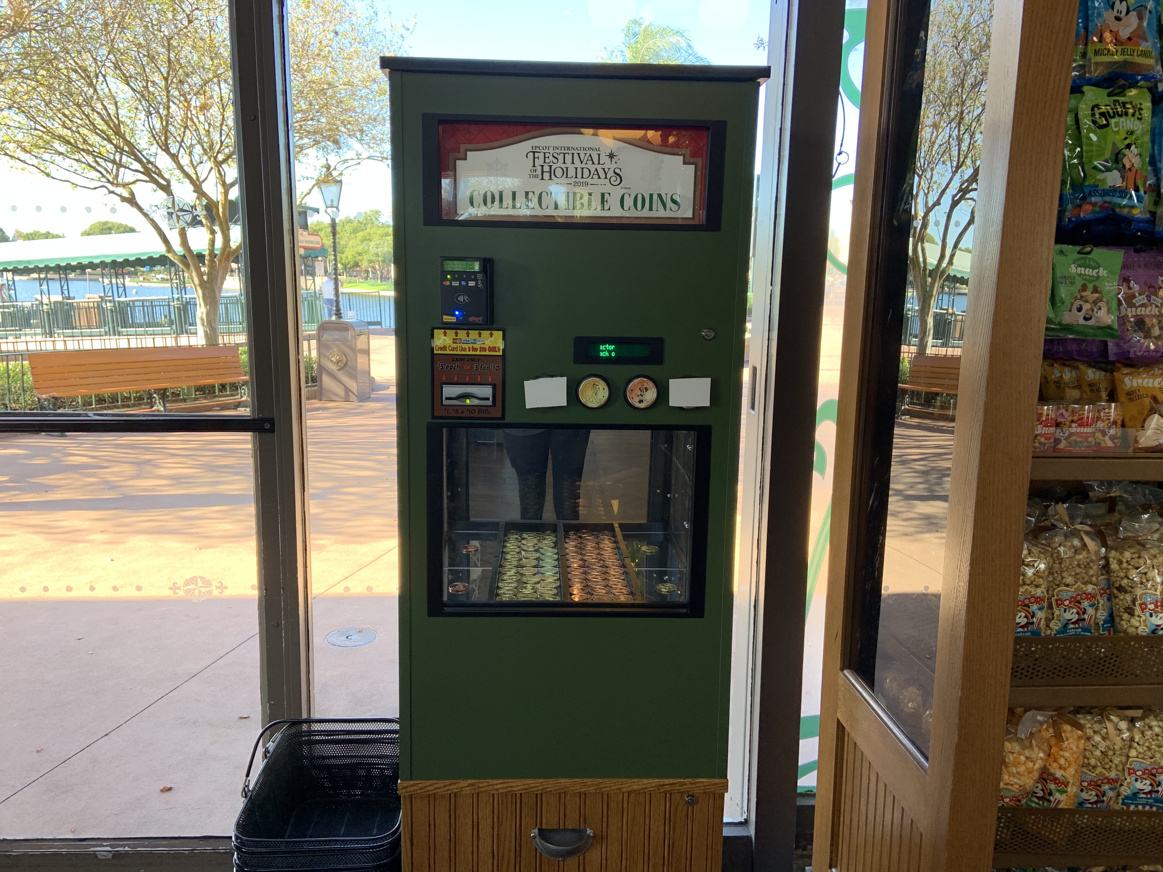 Festival of the Holidays coin machine sold out 12/16/19 1