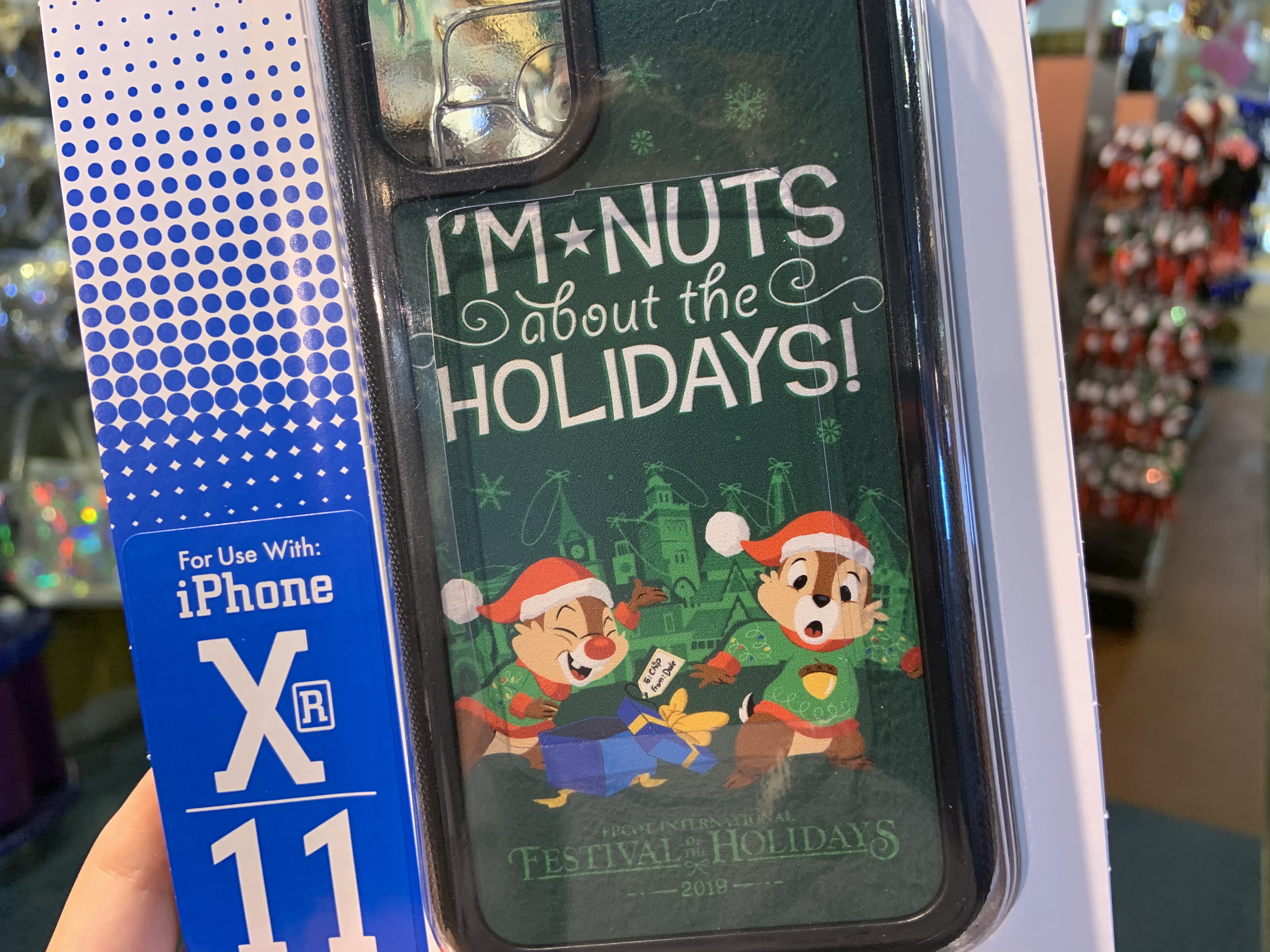 Chip and Dale I’m Nuts About the Holidays phone case 2019 2