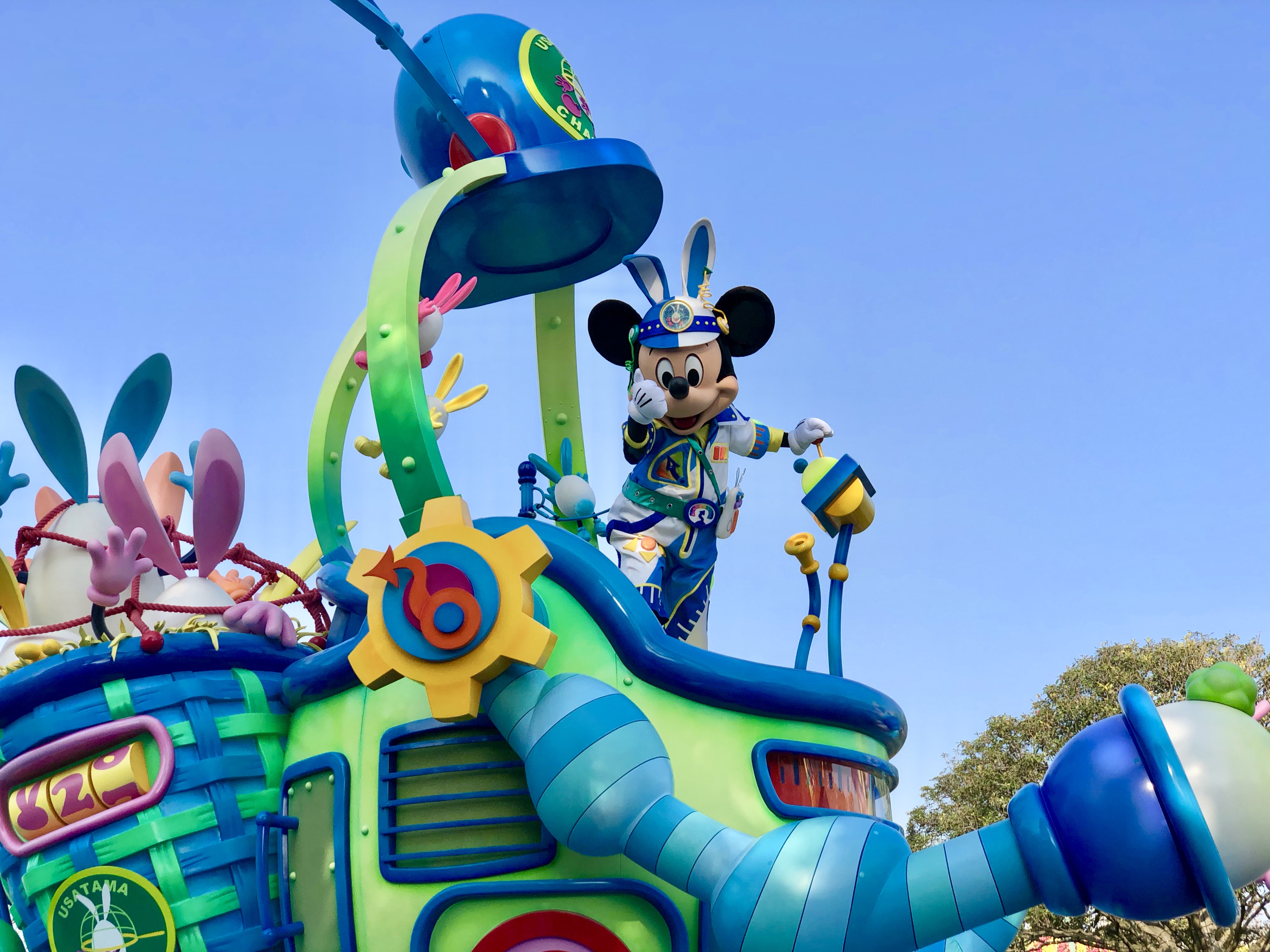 Usatama on the Run Tokyo Disneyland Easter Parade