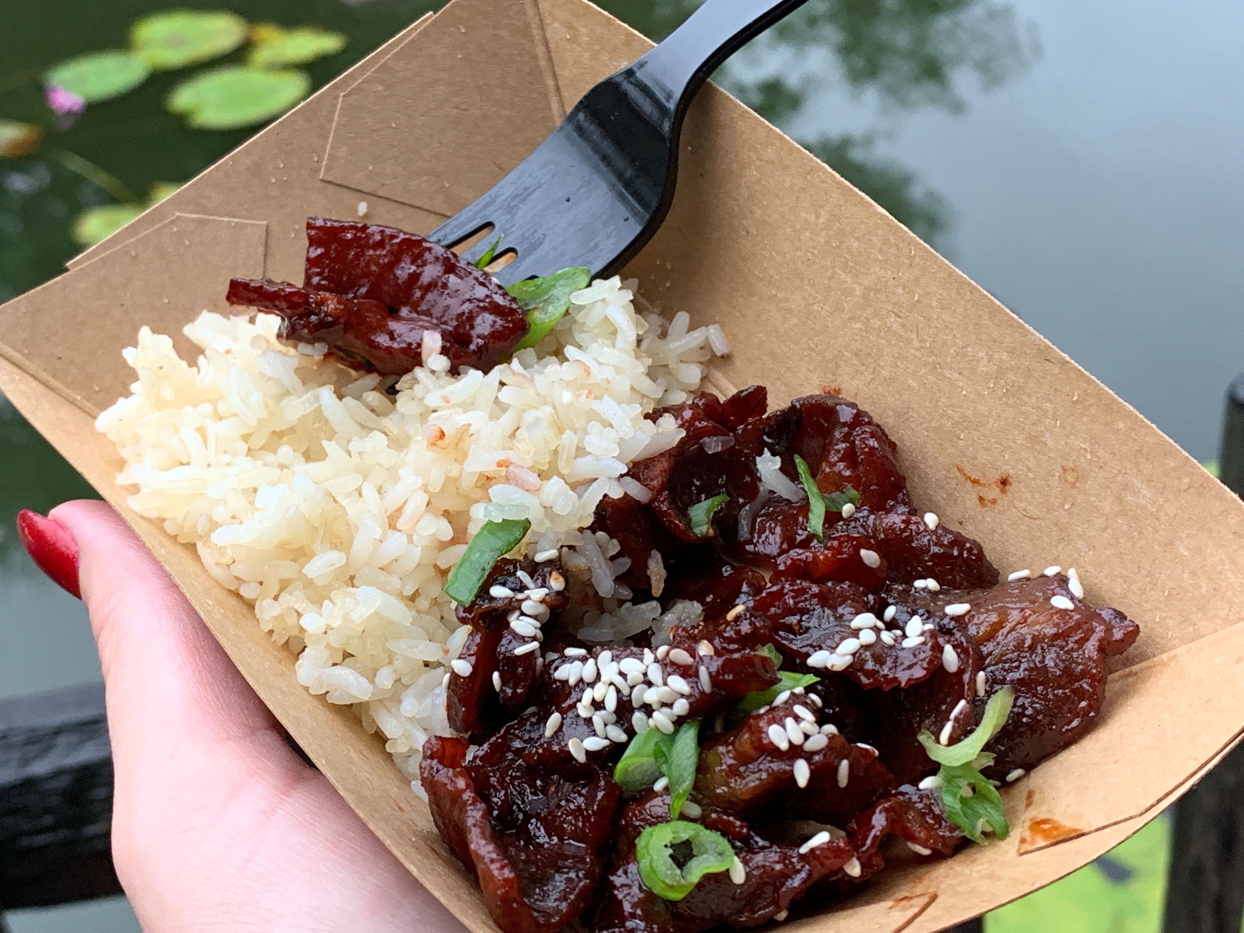 animal kingdom tasting pork - fork