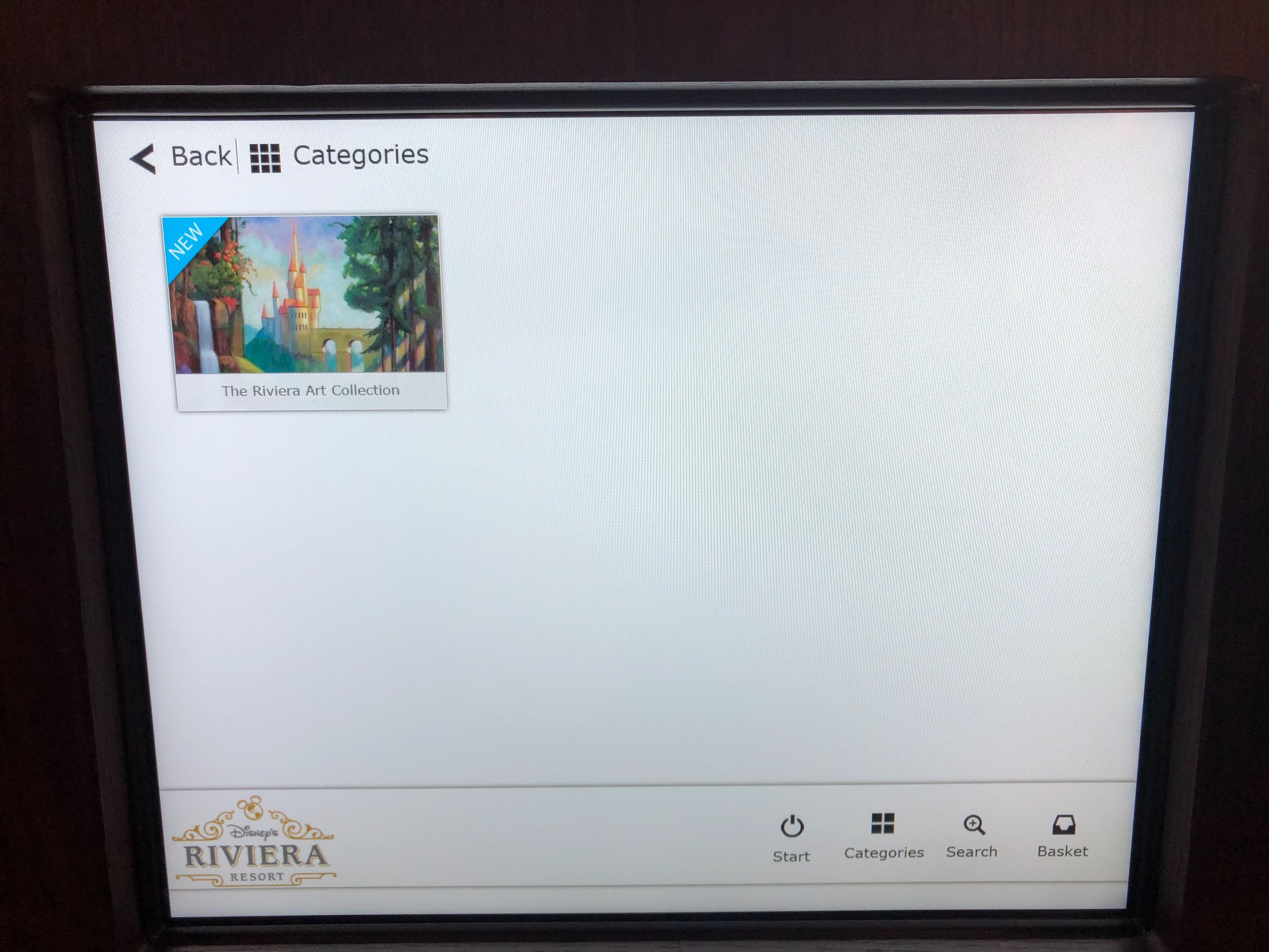 New Art on Demand Kiosk at Disney's Riviera Resort Gift Shop