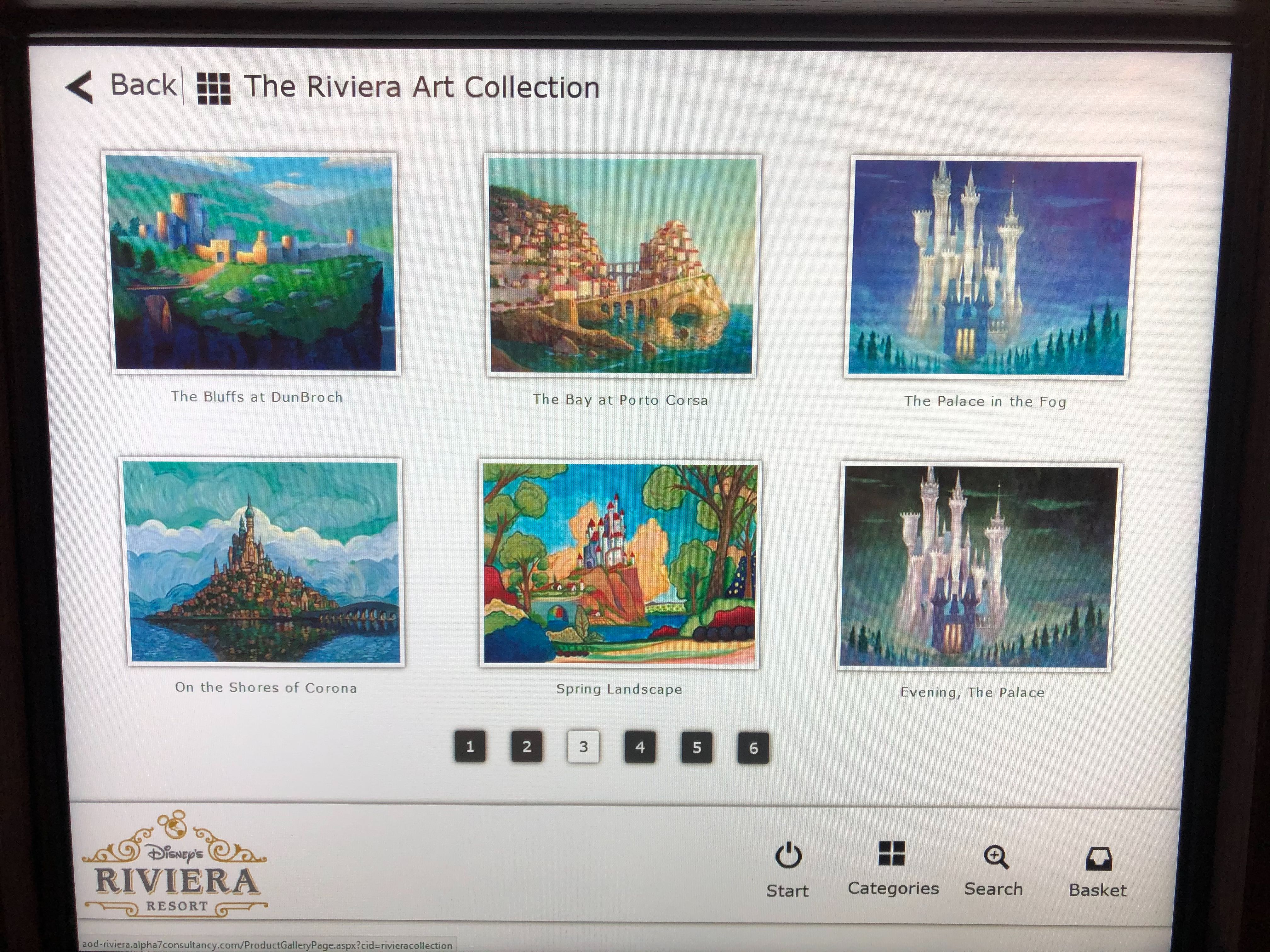 New Art on Demand Kiosk at Disney's Riviera Resort Gift Shop