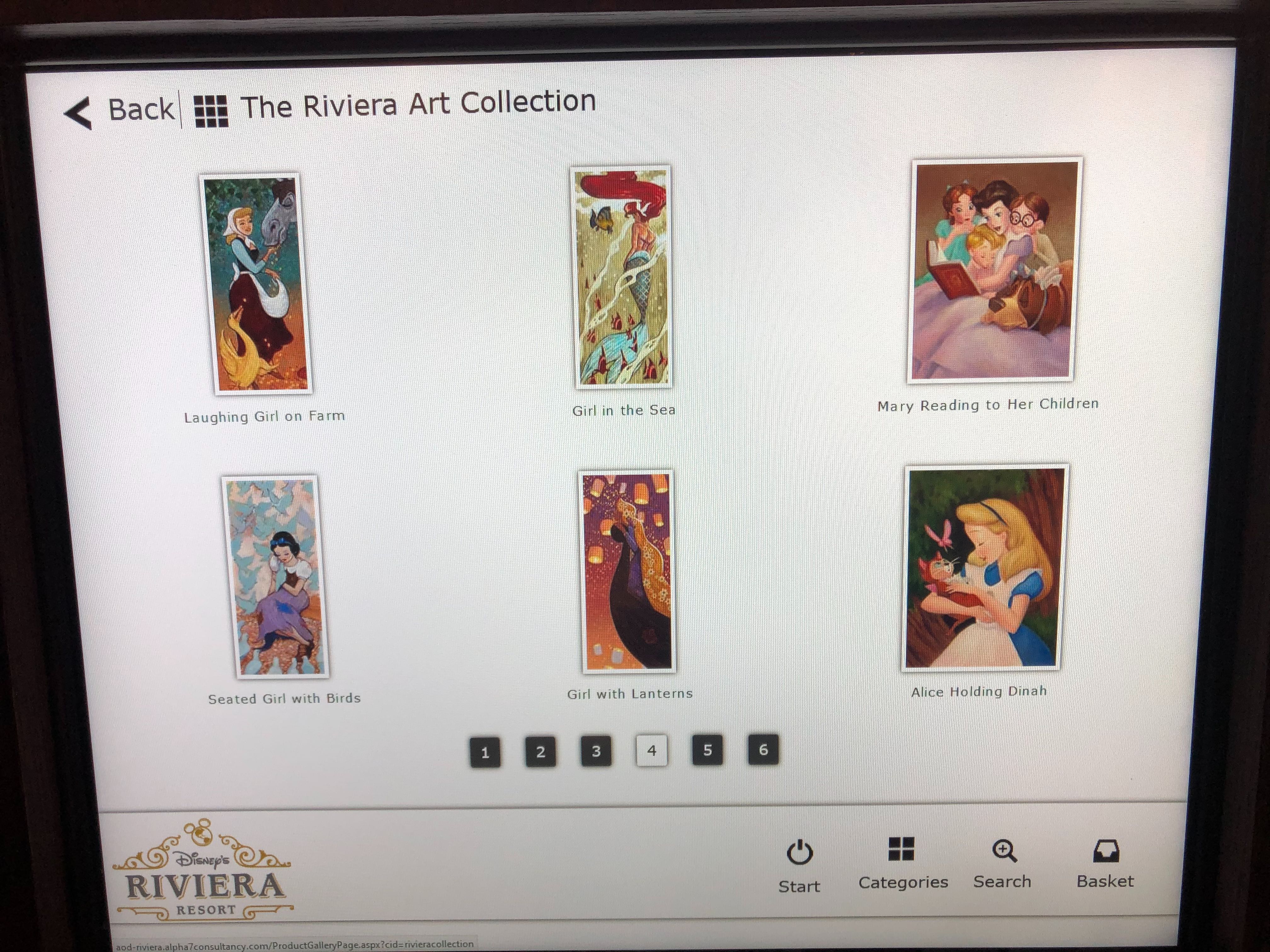 New Art on Demand Kiosk at Disney's Riviera Resort Gift Shop