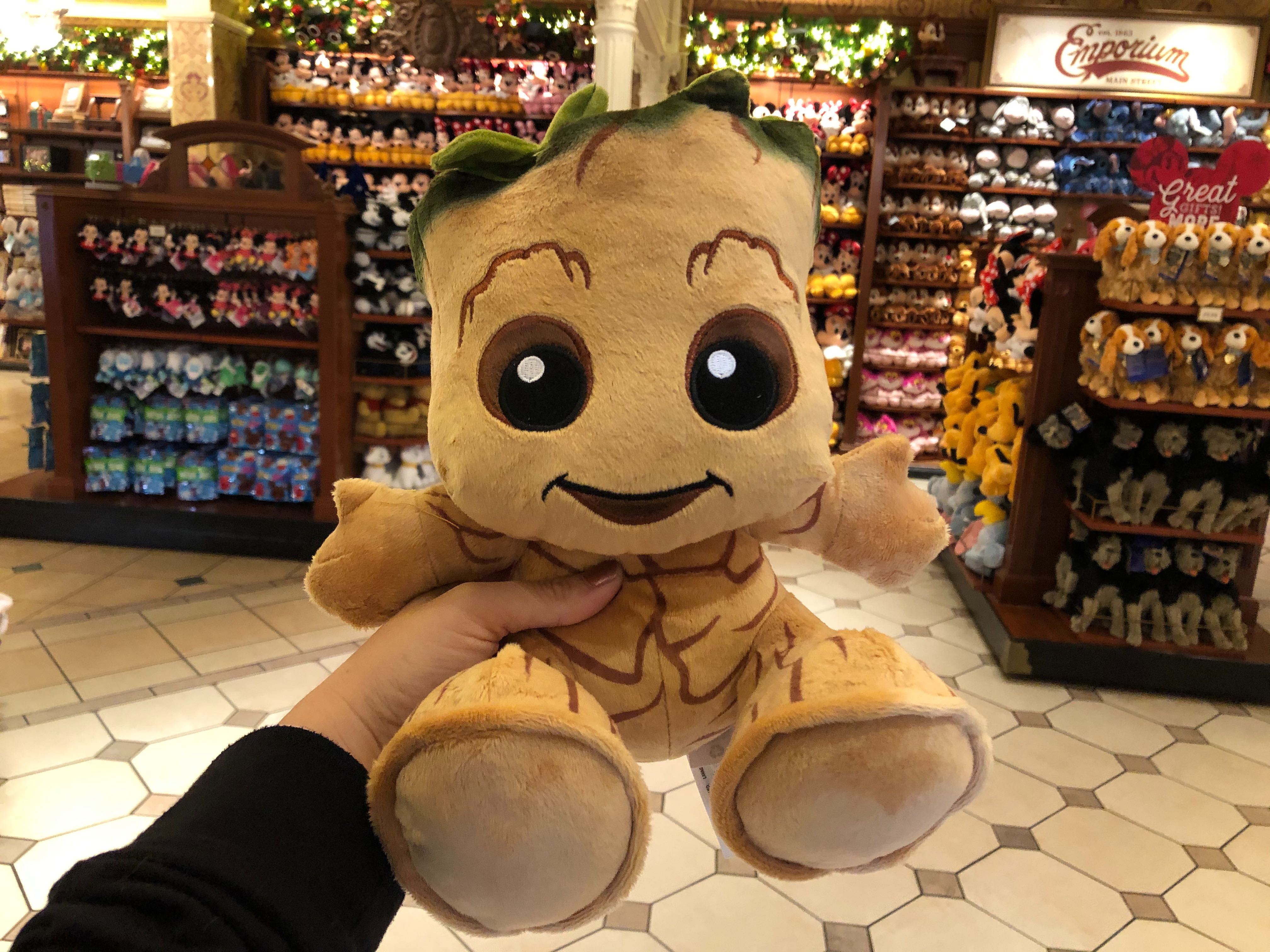 baby groot big feet plush