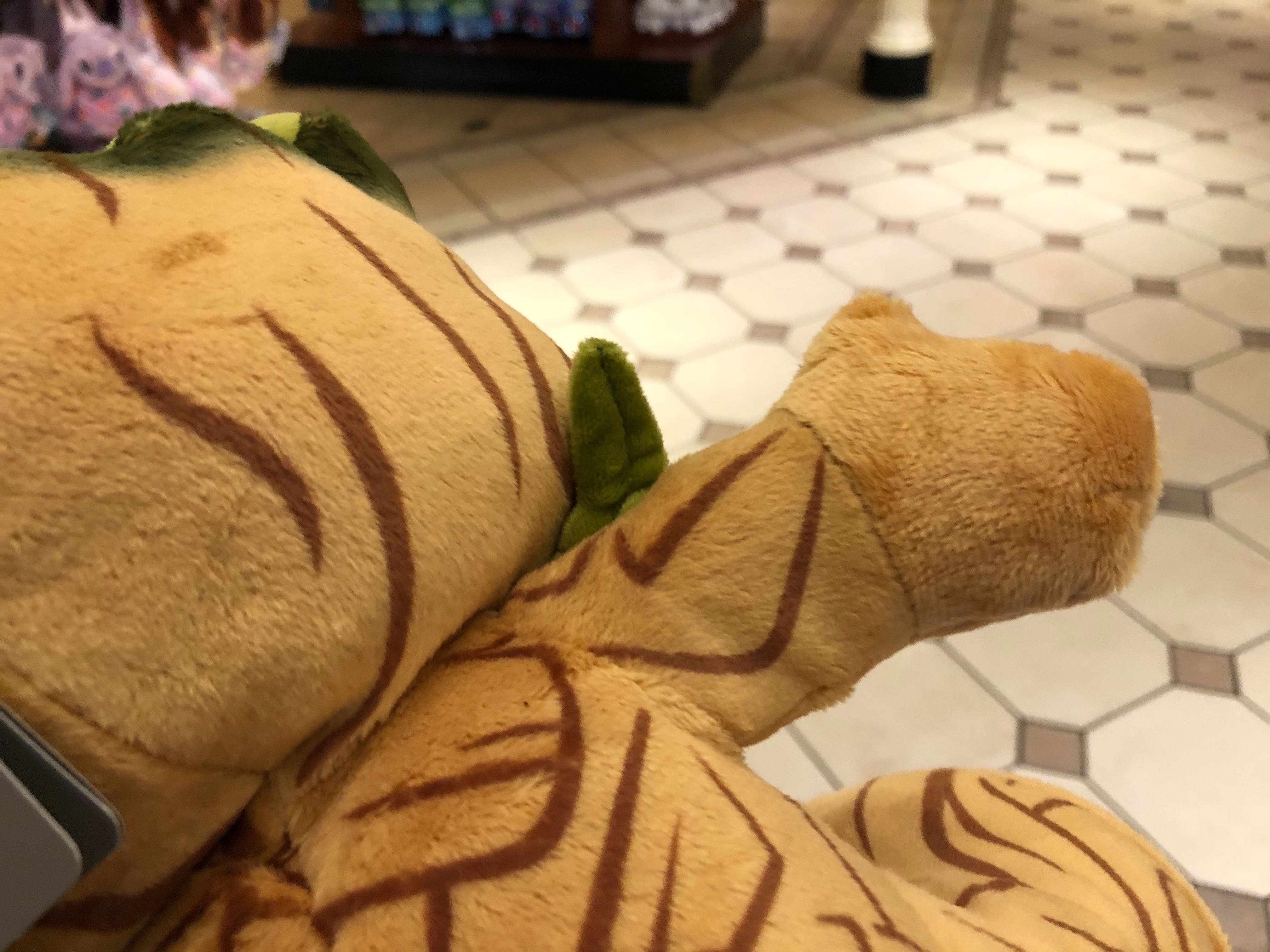 baby groot big feet plush