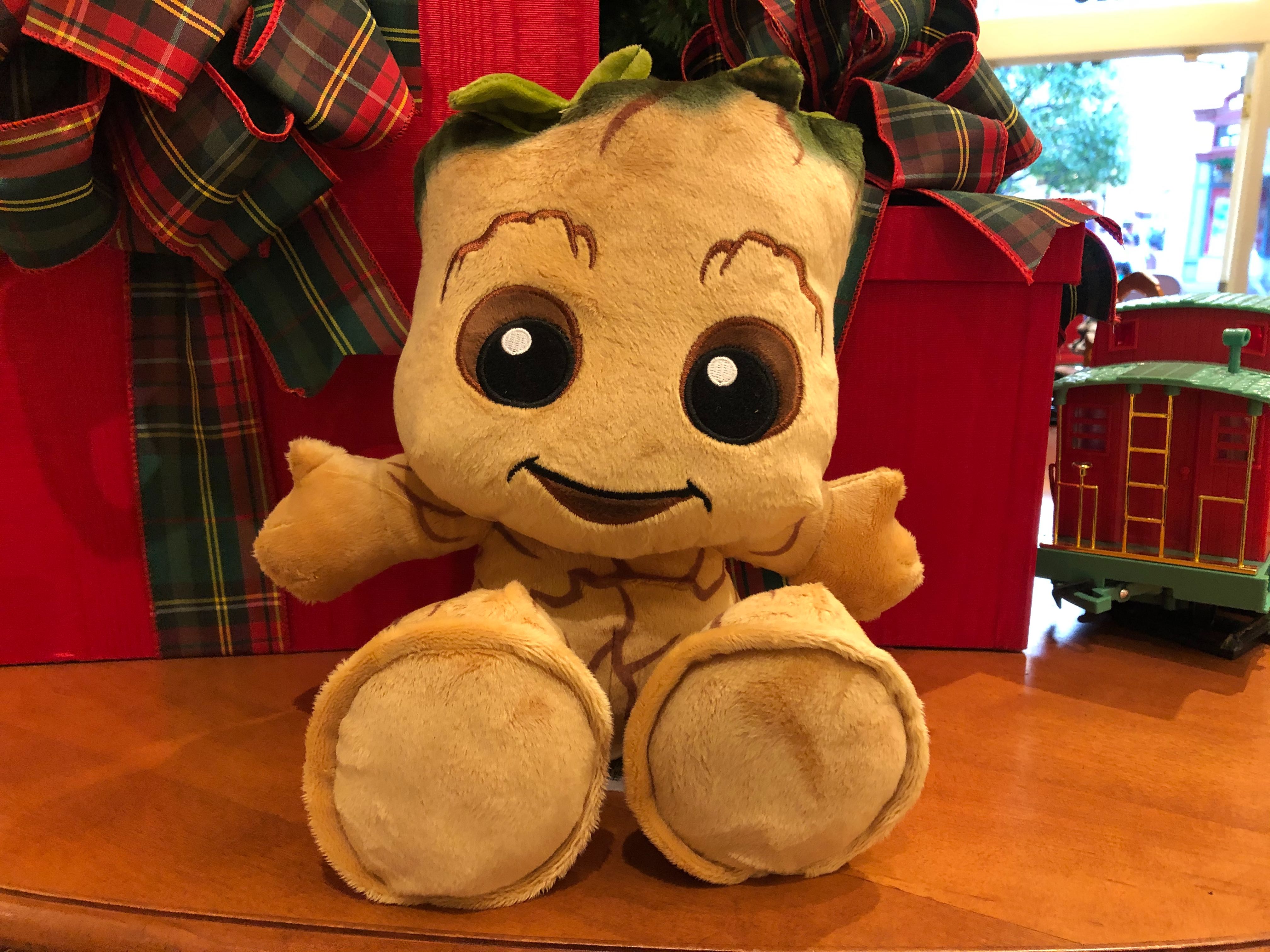 baby groot big feet plush