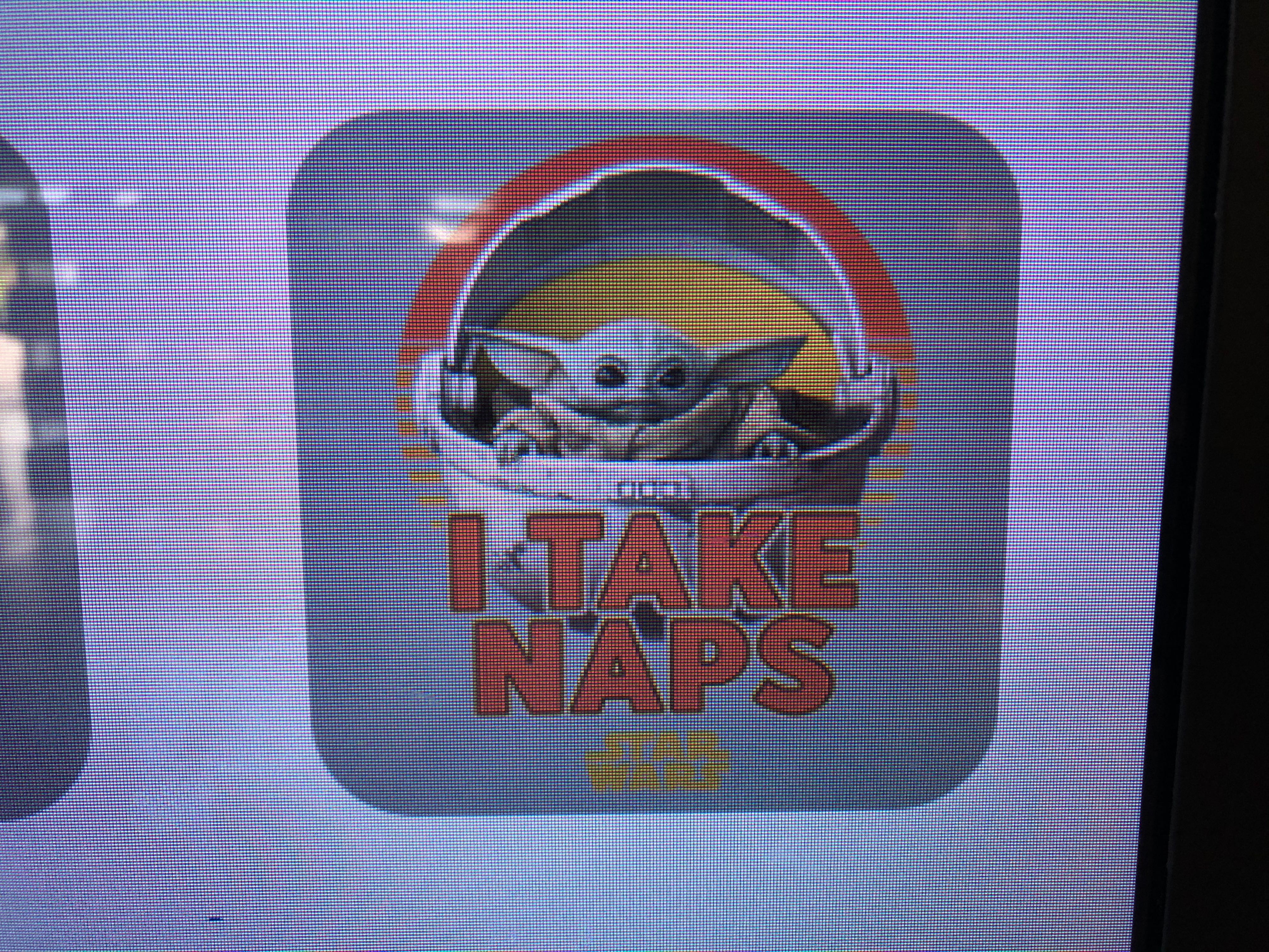 baby yoda shirt kiosk - nap gray icon