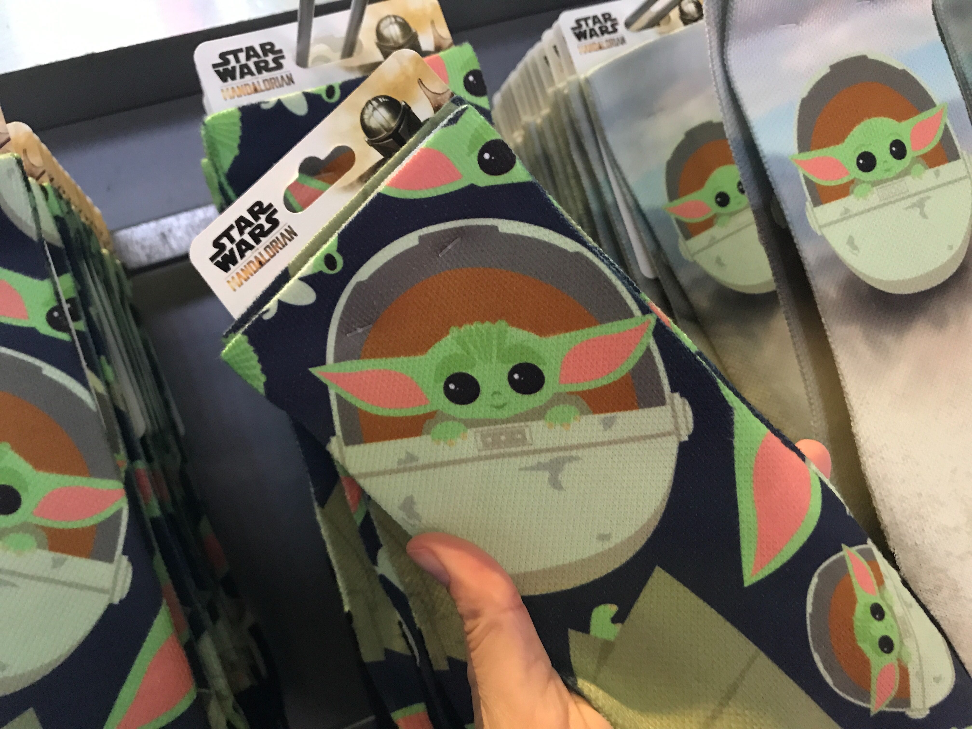 baby yoda socks black collage