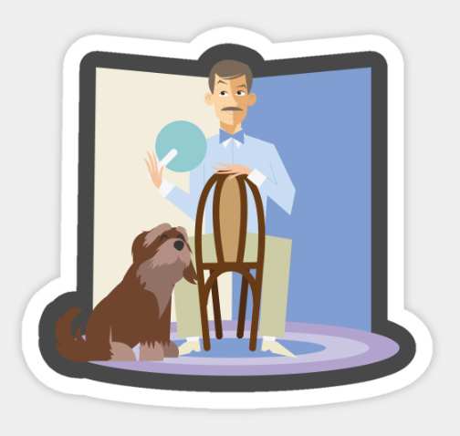 TeePublic Carousel of Progress Sticker