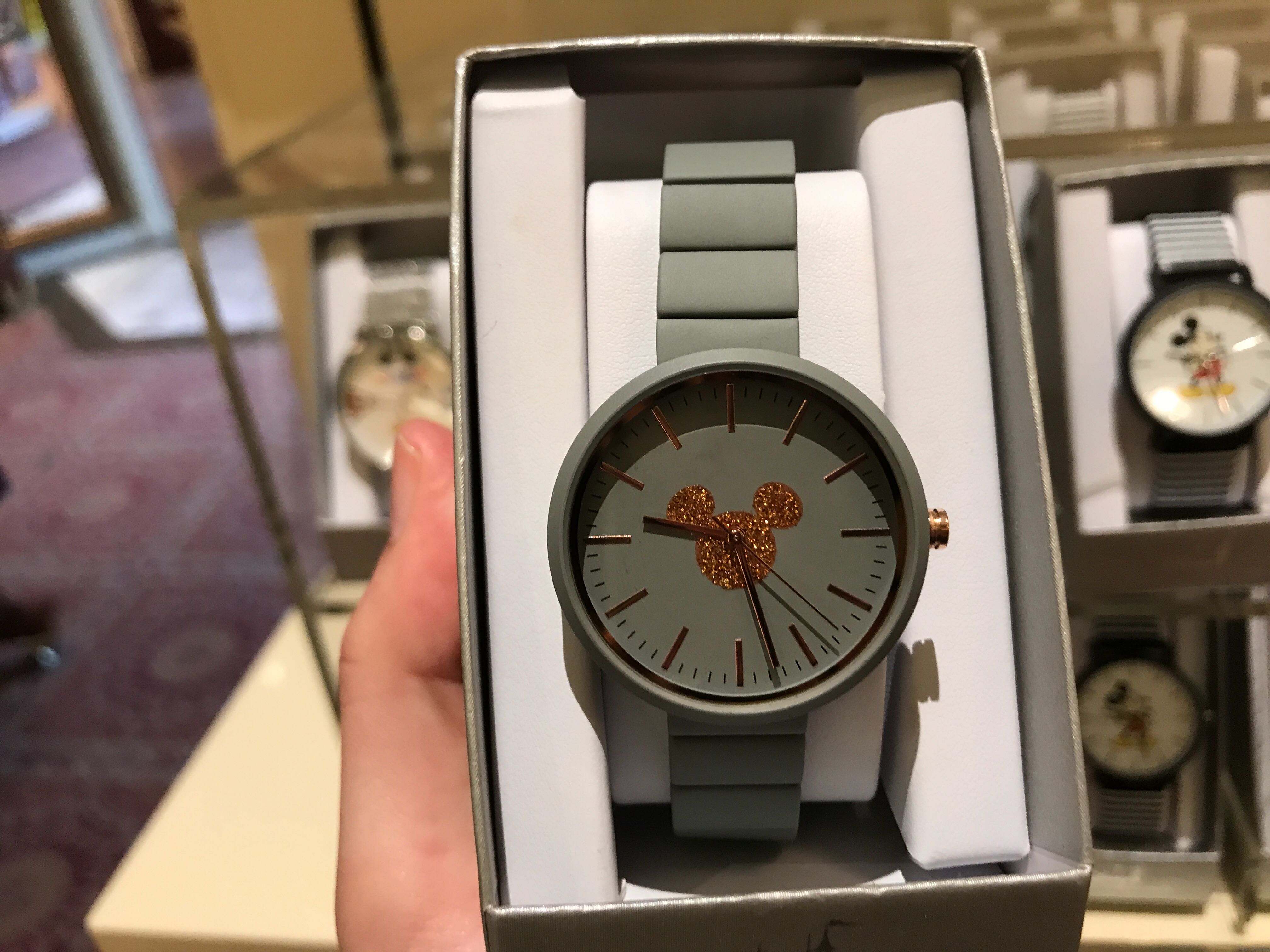 Dark Grey and Rose Gold Mickey Watch - $64.99