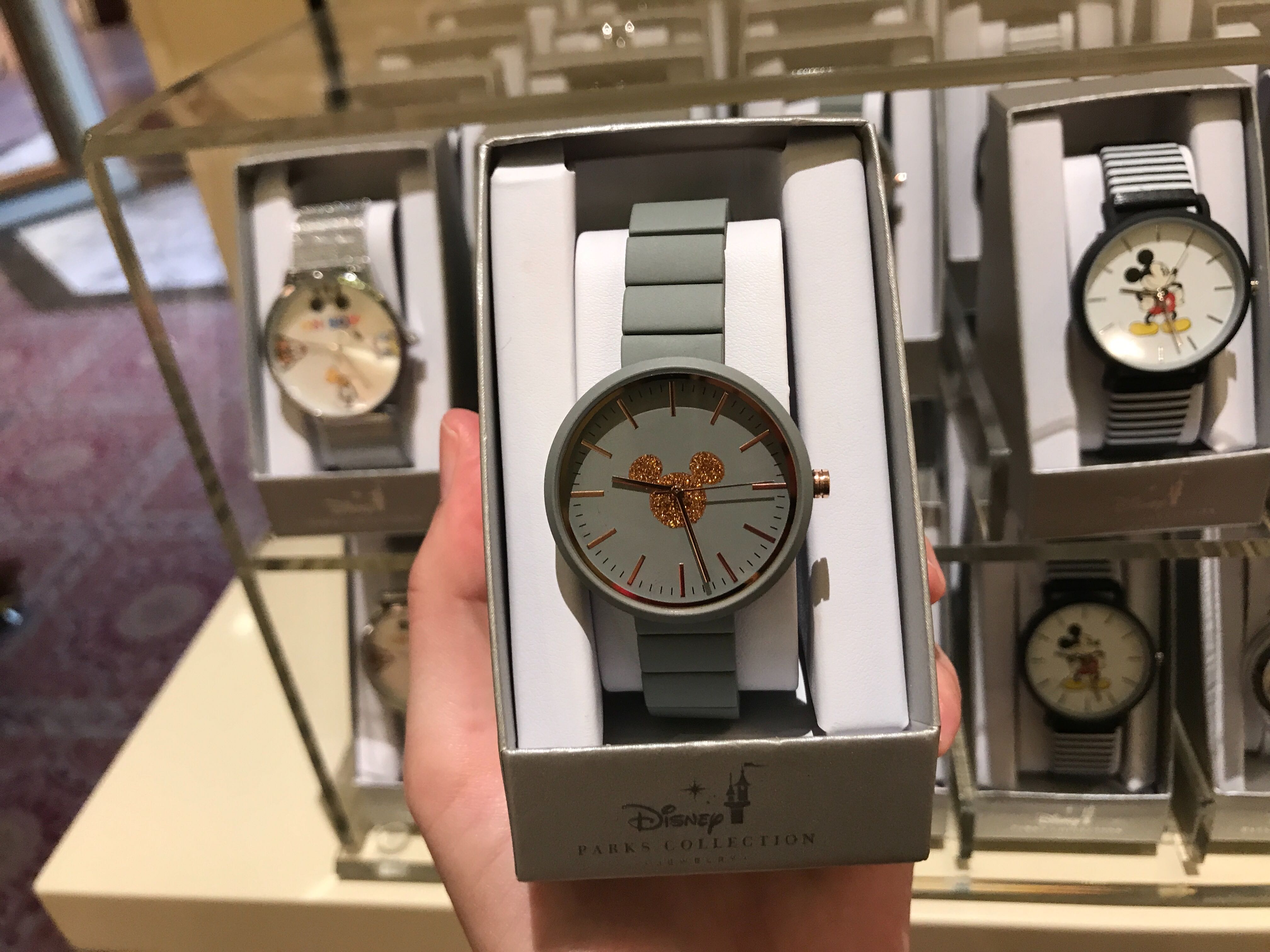 Dark Grey and Rose Gold Mickey Watch - $64.99