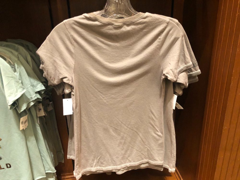 disneyland mandalorian tee t-shirt brown back