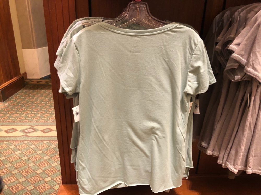 disneyland mandalorian tee t-shirt green child back