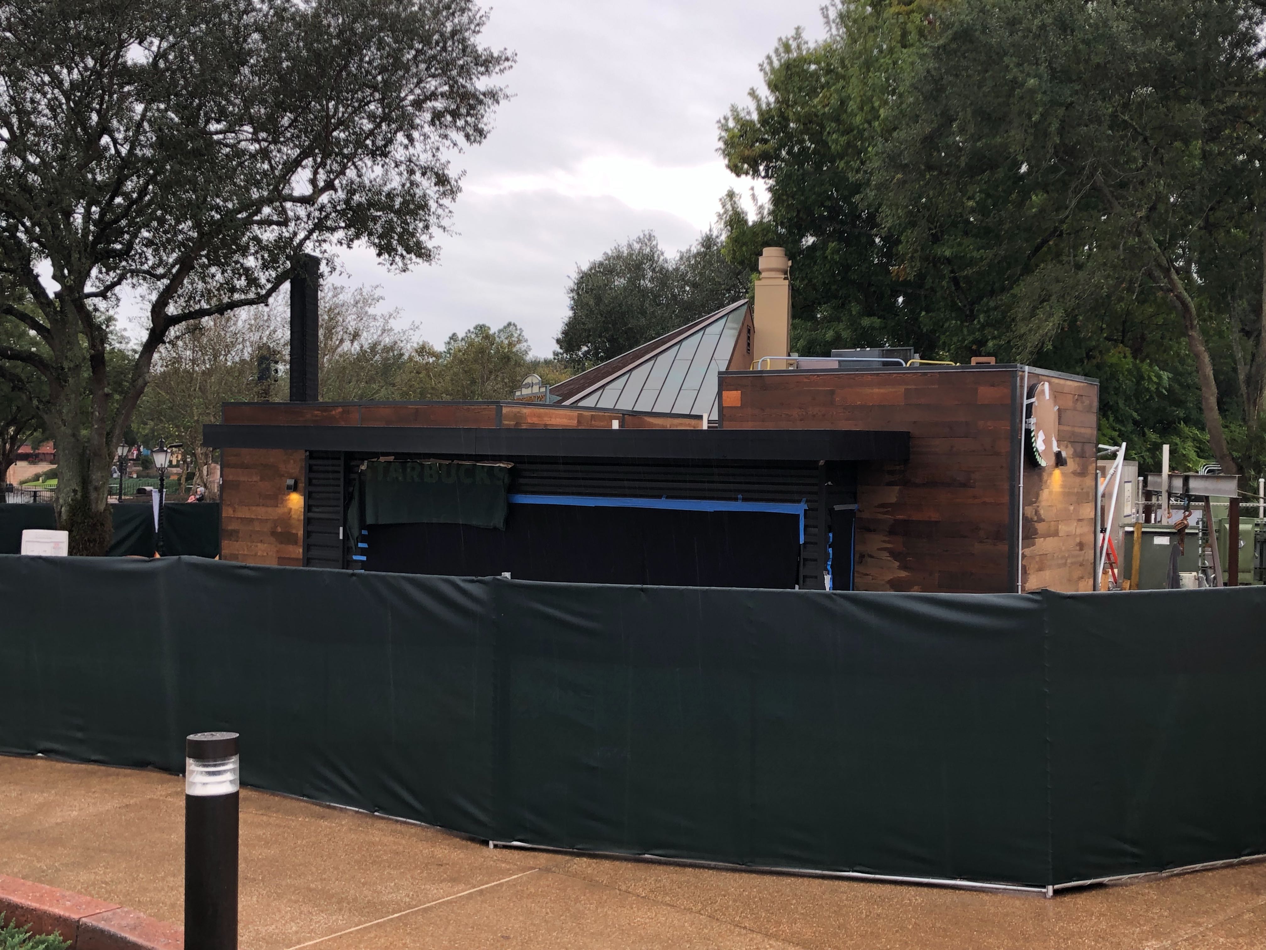 epcot temporary starbucks construction 12-22-19 angle