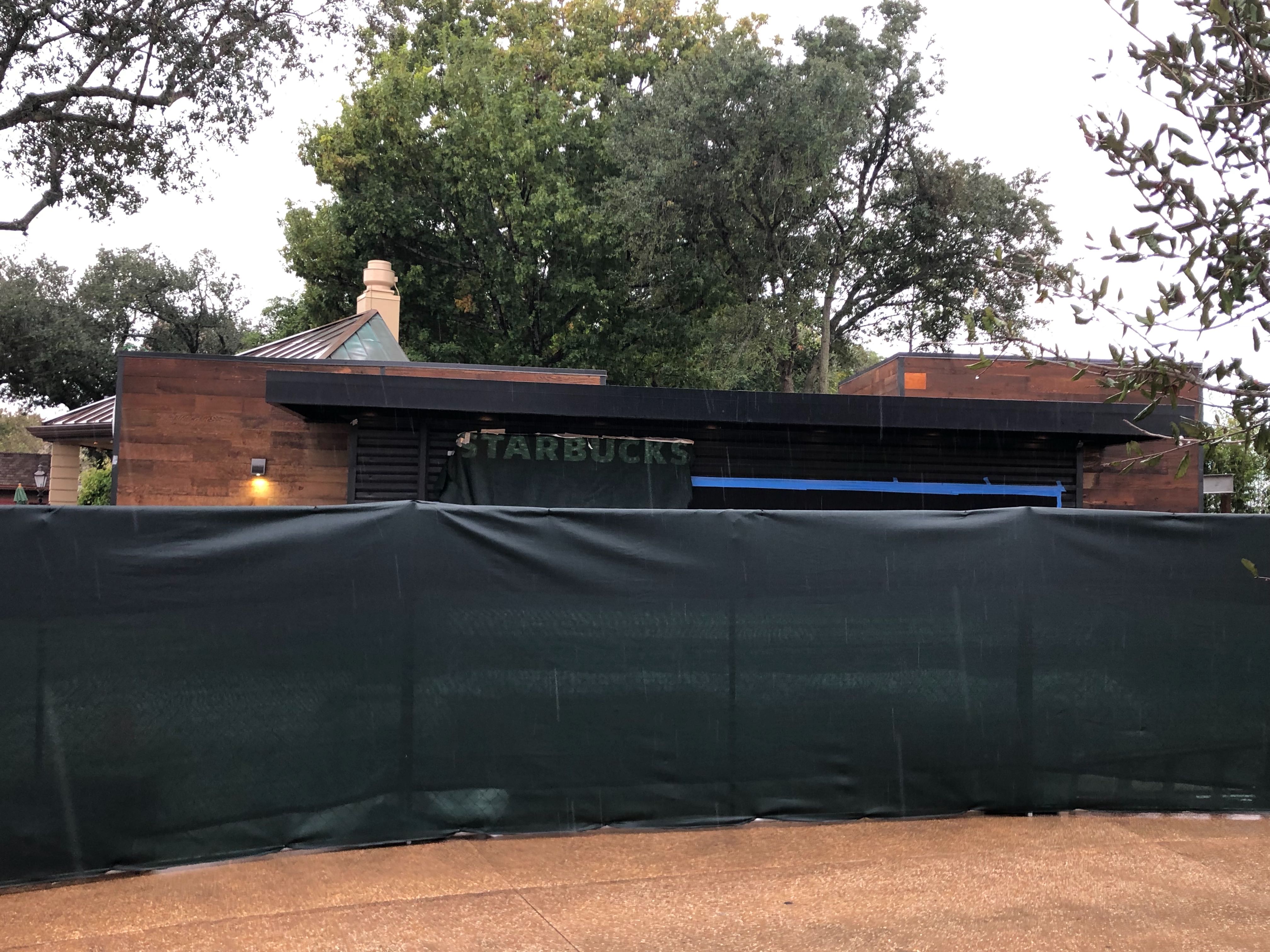 epcot temporary starbucks construction 12-22-19 front