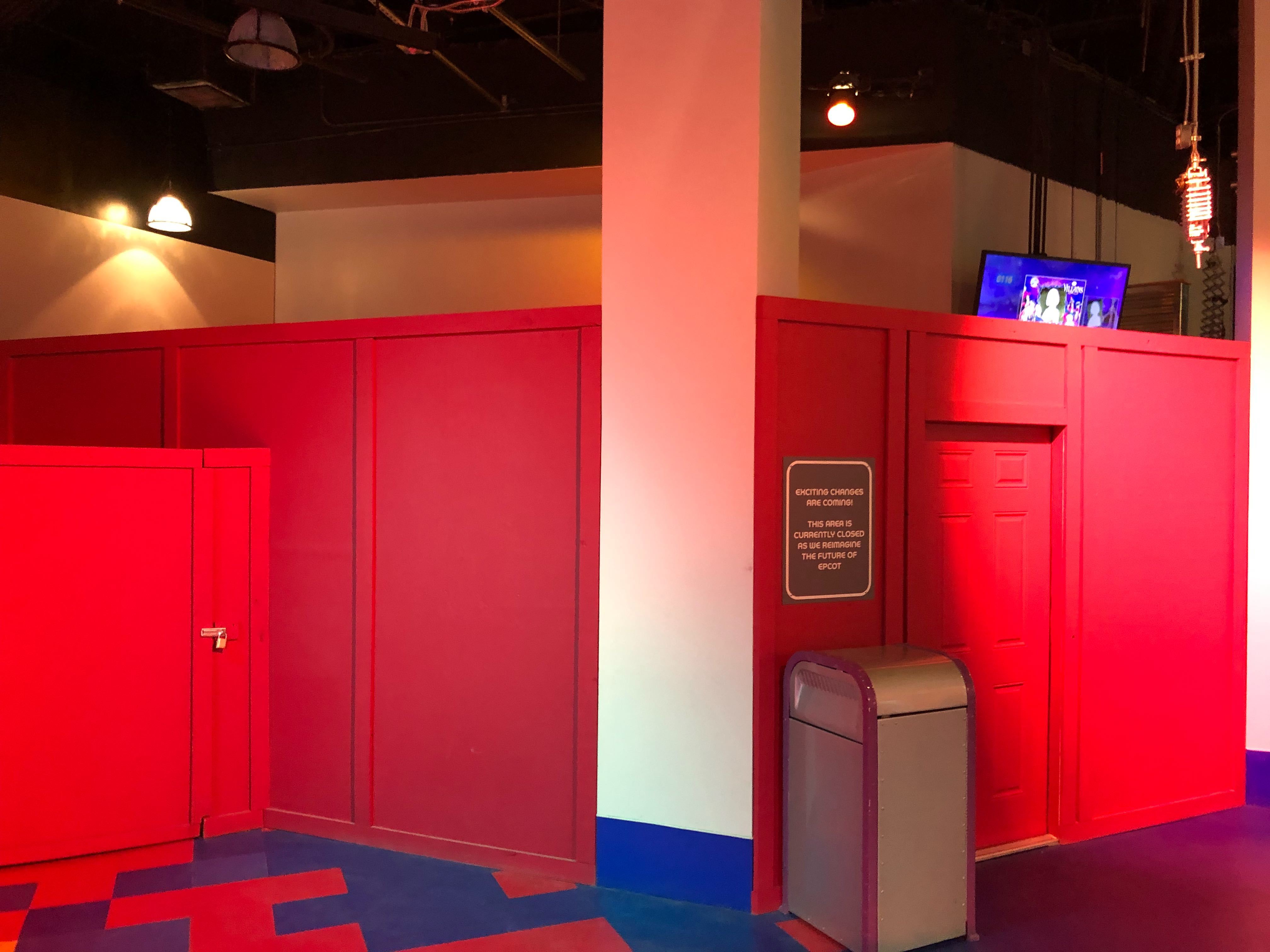 Construction Continues For New Meet and Greet Inside ImageWorks at the Imagination Pavilion at EPCOT