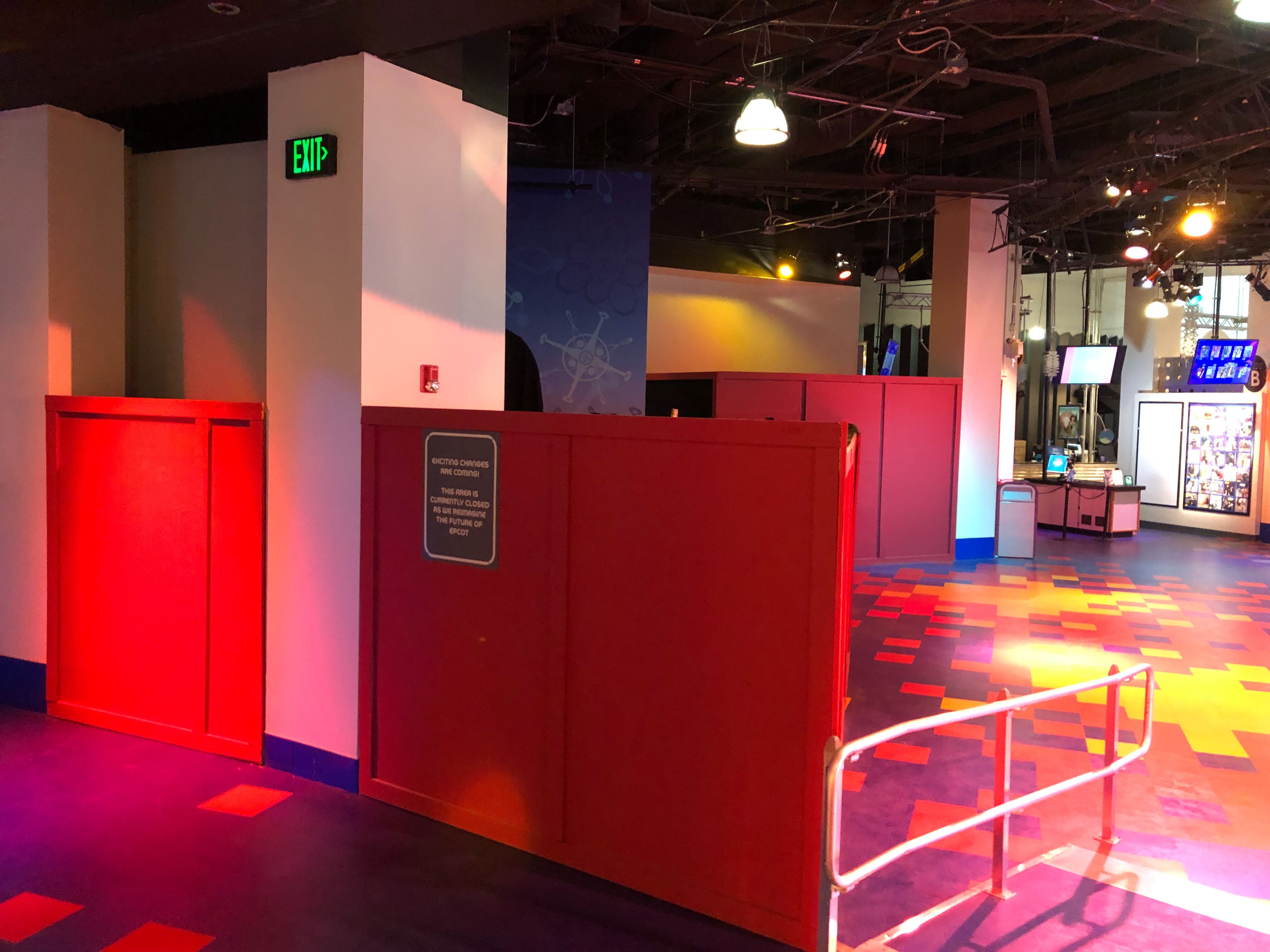Construction Continues For New Meet and Greet Inside ImageWorks at the Imagination Pavilion at EPCOT
