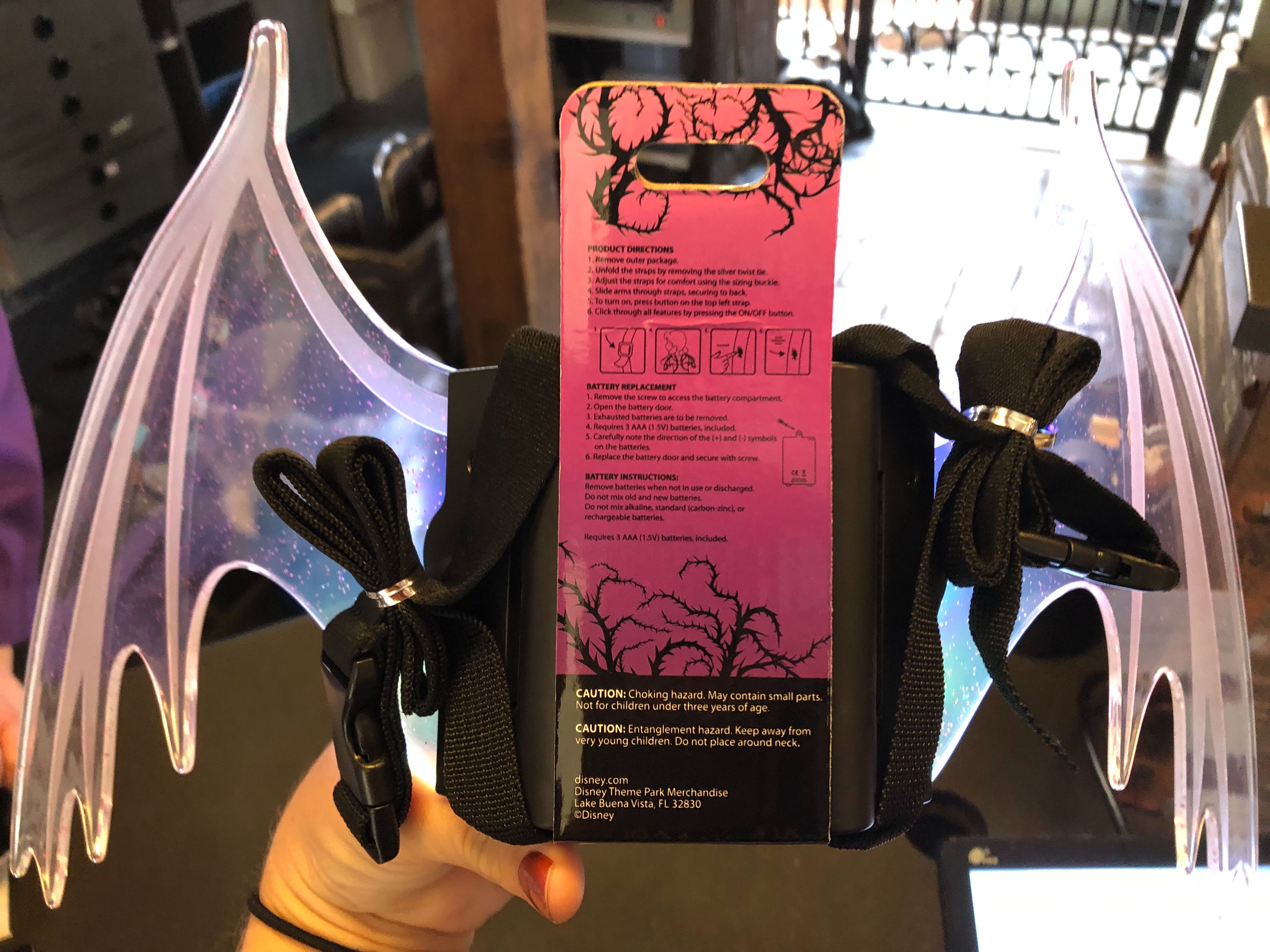maleficent wings back
