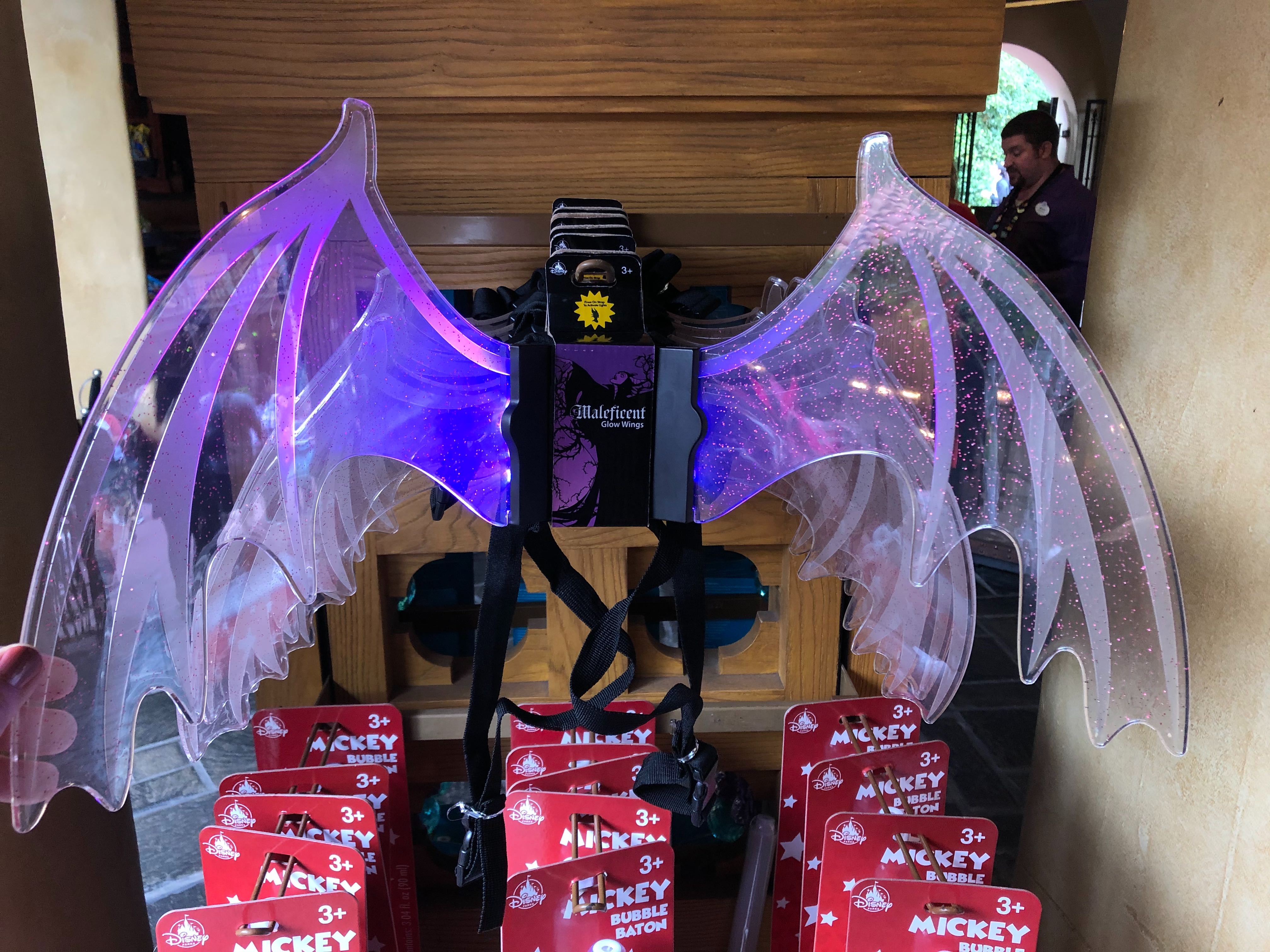 maleficent wings on shelf