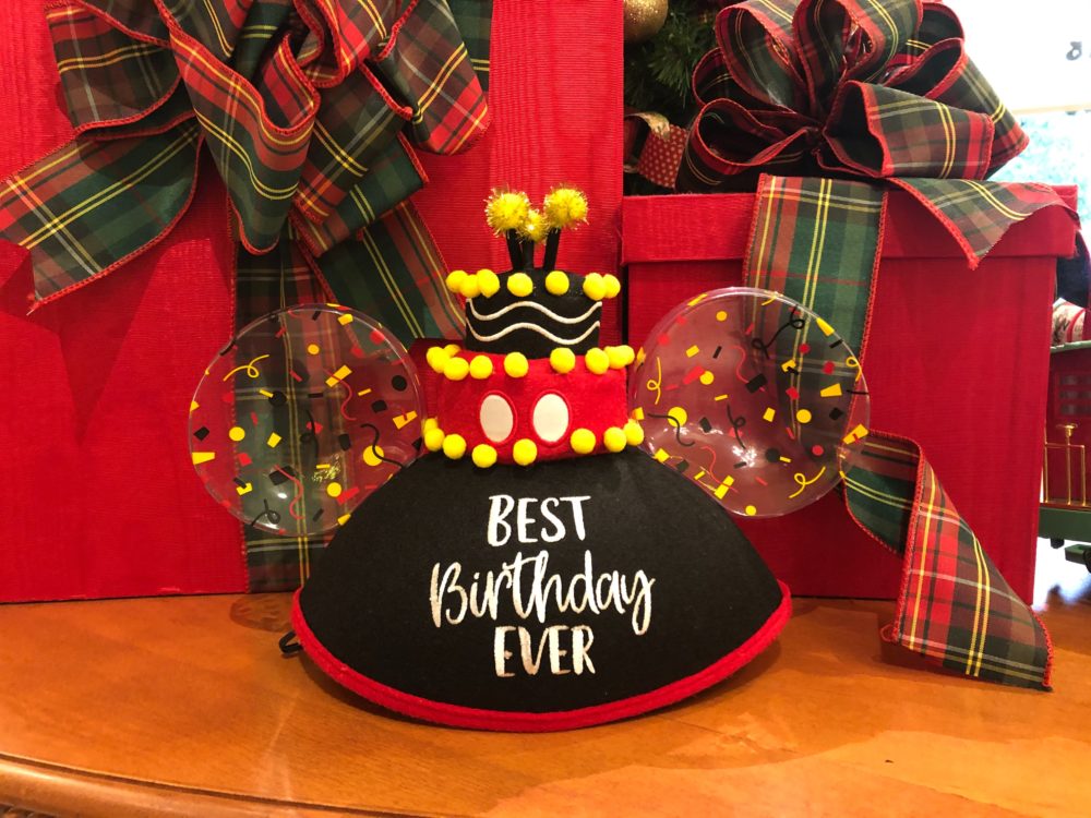 mickey birthday ear hat - christmas