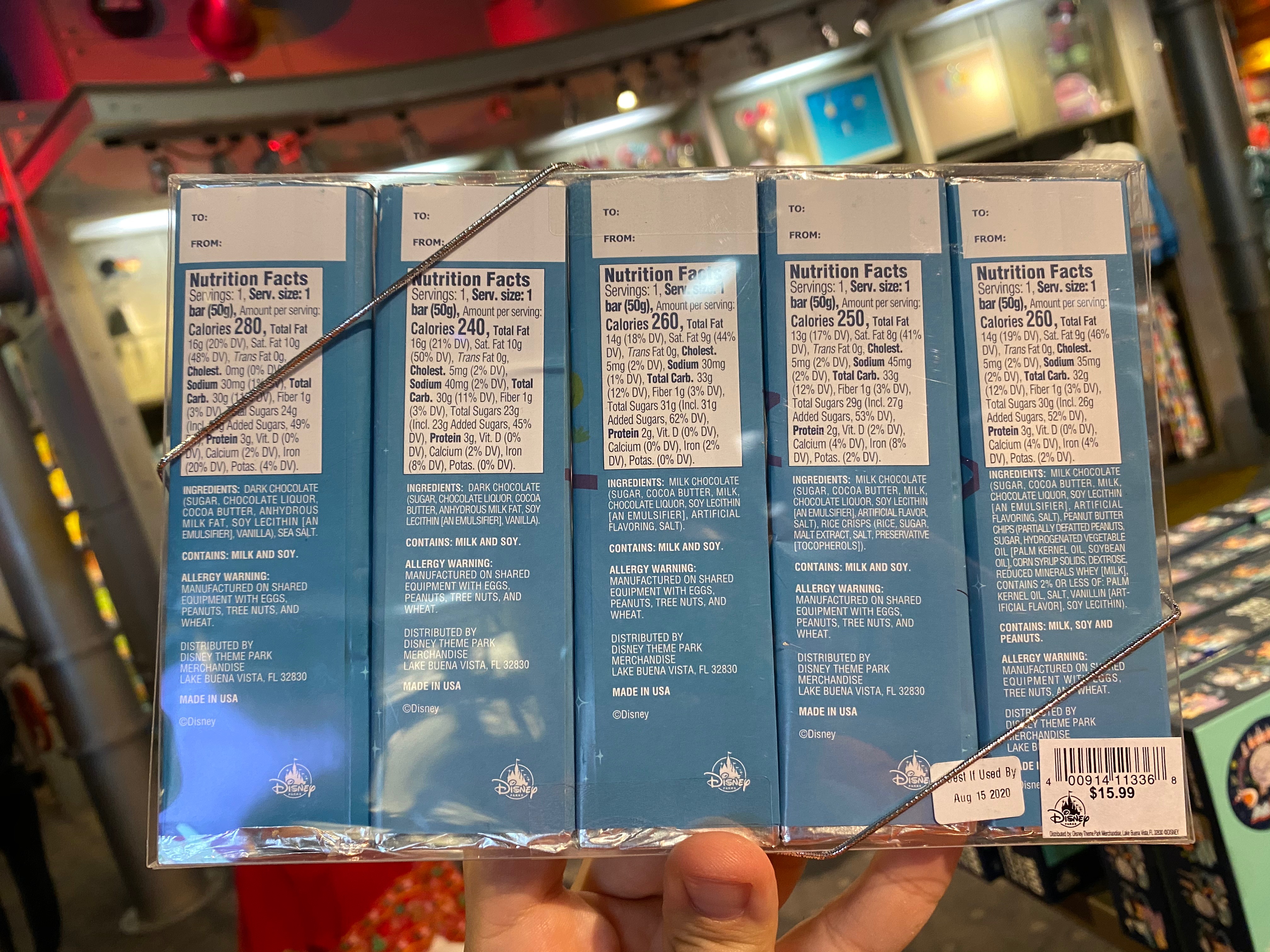 Chocolate Bar Pack - $15.99