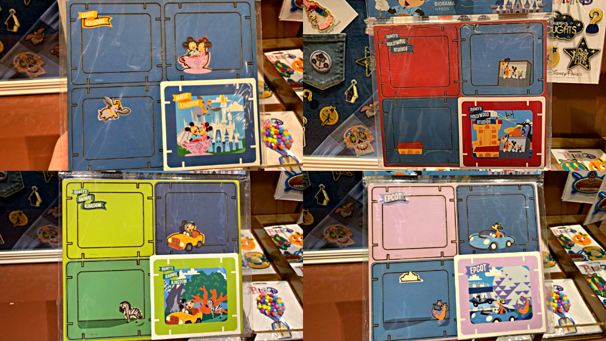 park life diorama collage