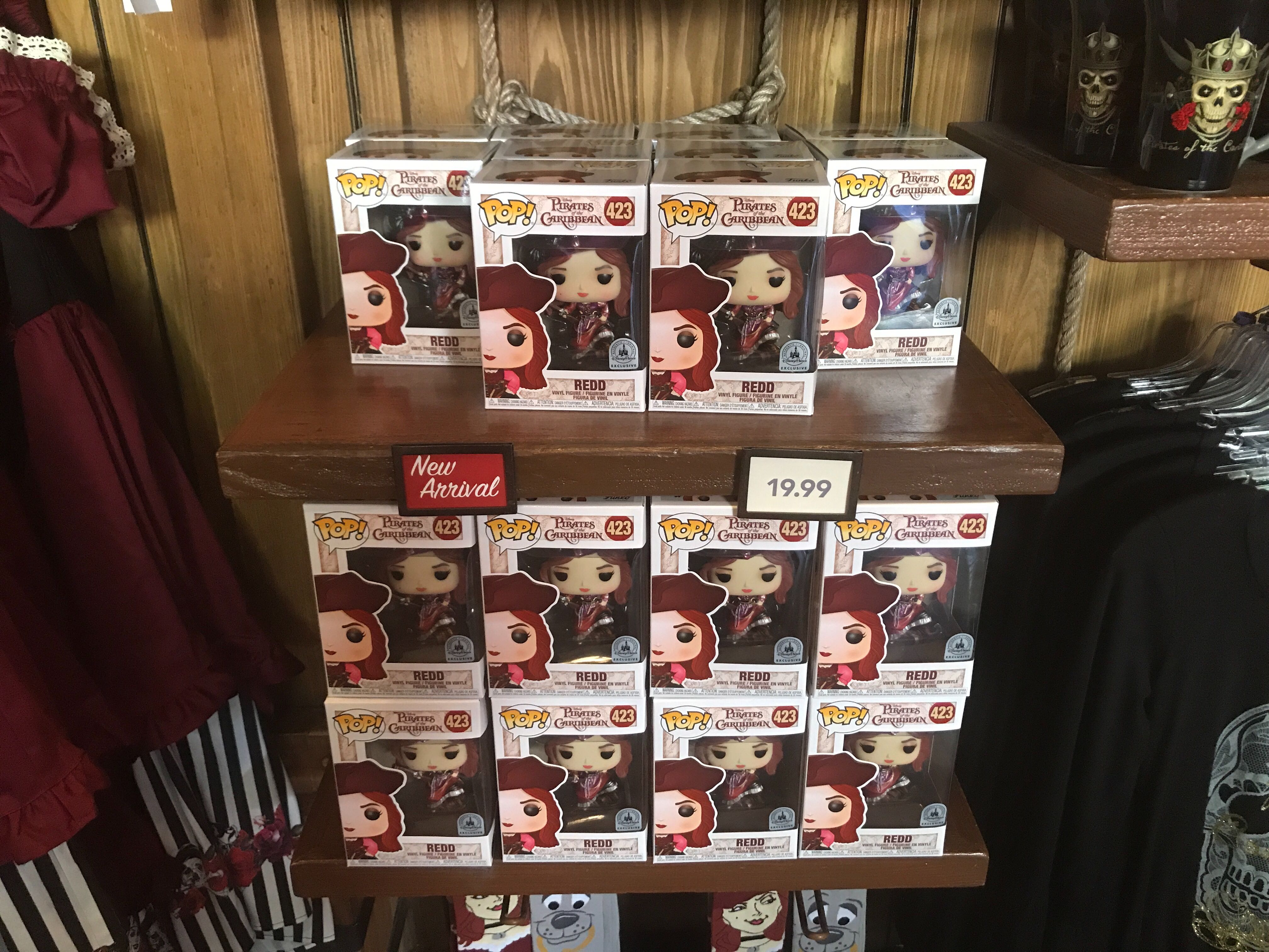 New Pirates of the Caribbean Redd Funko Pop! Figure Sails into Walt Disney World