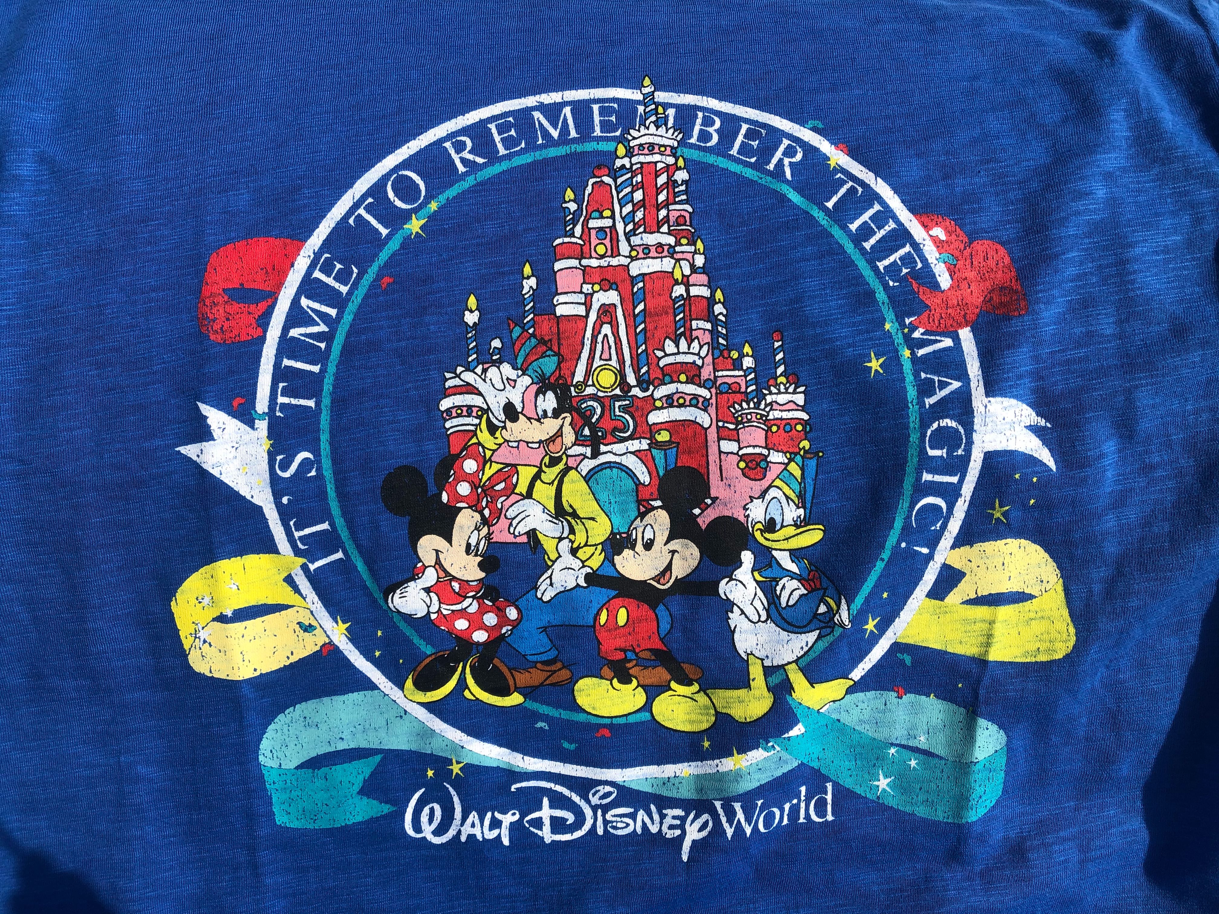 New "Time to Remember the Magic" 25th Anniversary Castle Cake Shirt Arrives at Disney Springs