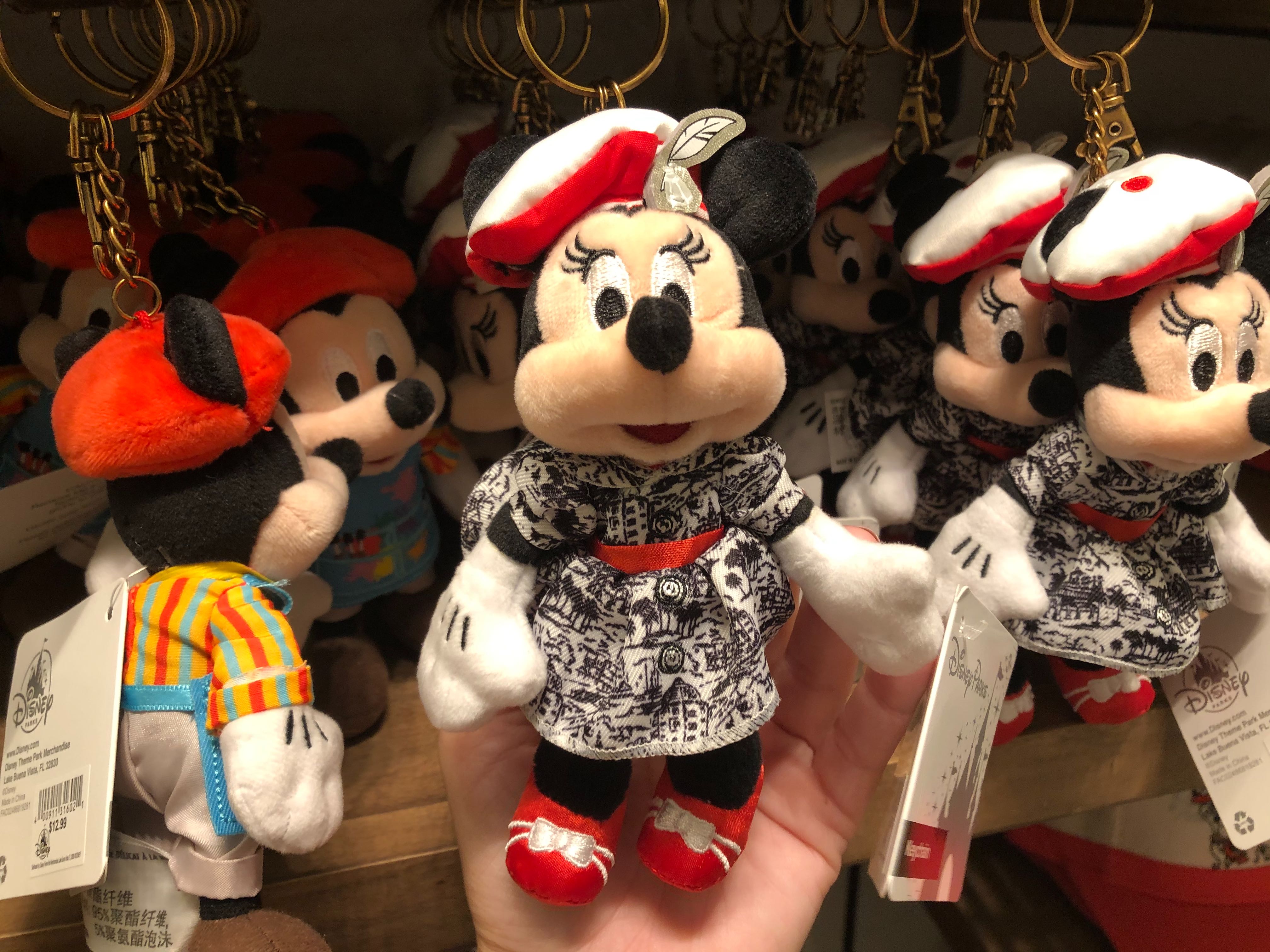 Rivera Resort Plush Keychains Minnie - $12.99 Each
