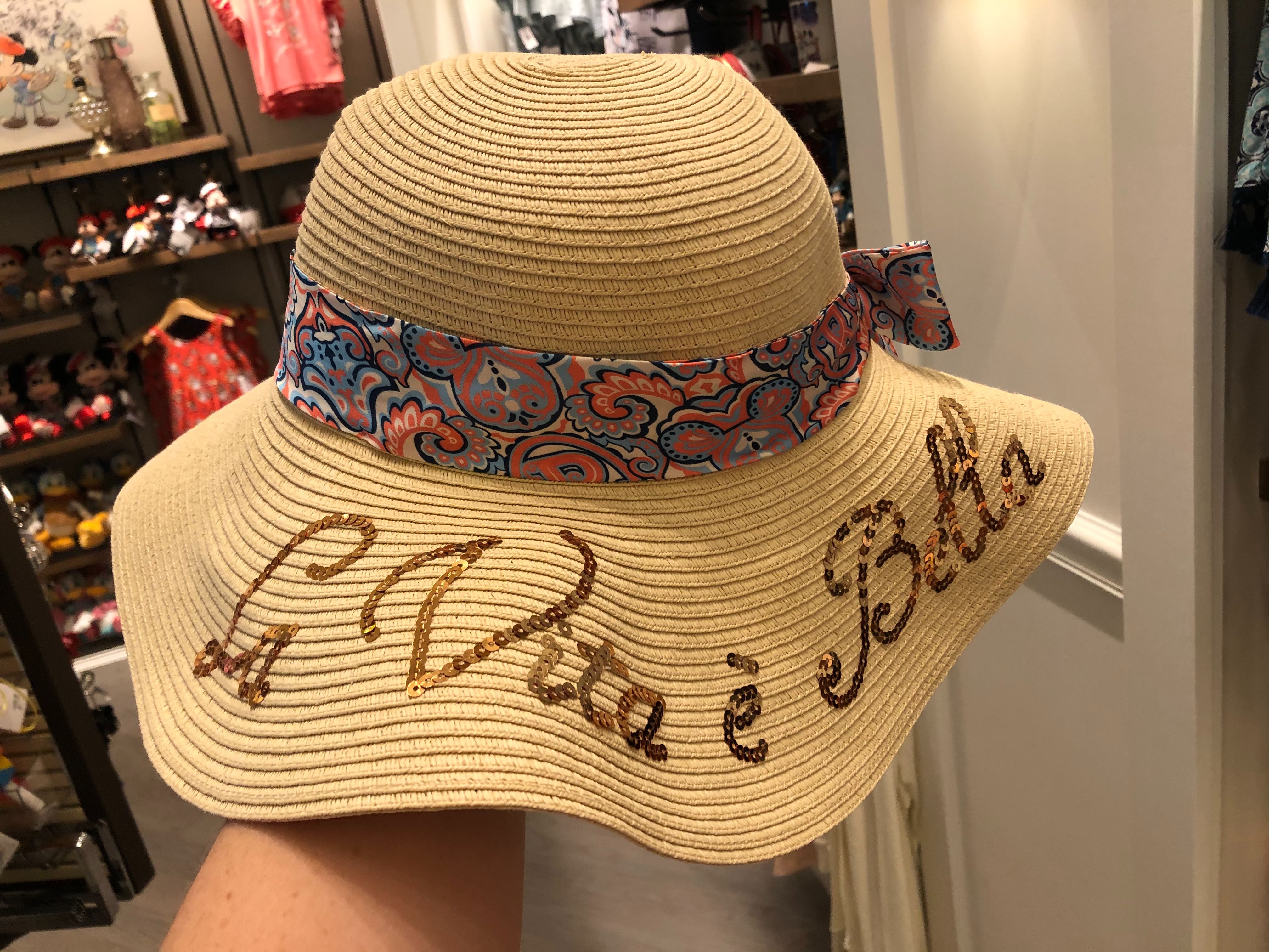 Straw Riviera Resort Sequined Sun Hat - $34.99