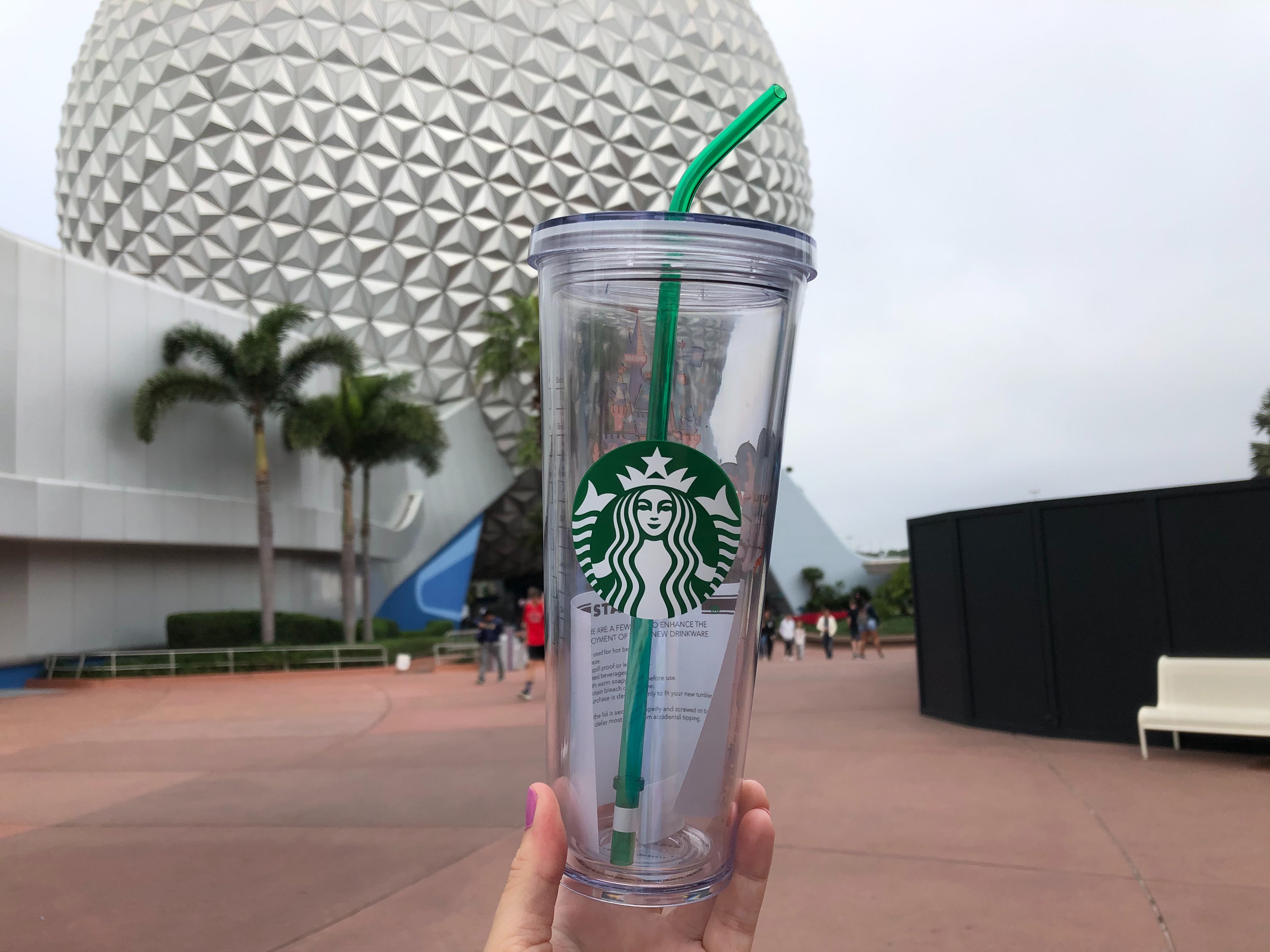 Walt Disney World Park Icons Starbucks Acrylic Tumblers - $24.99