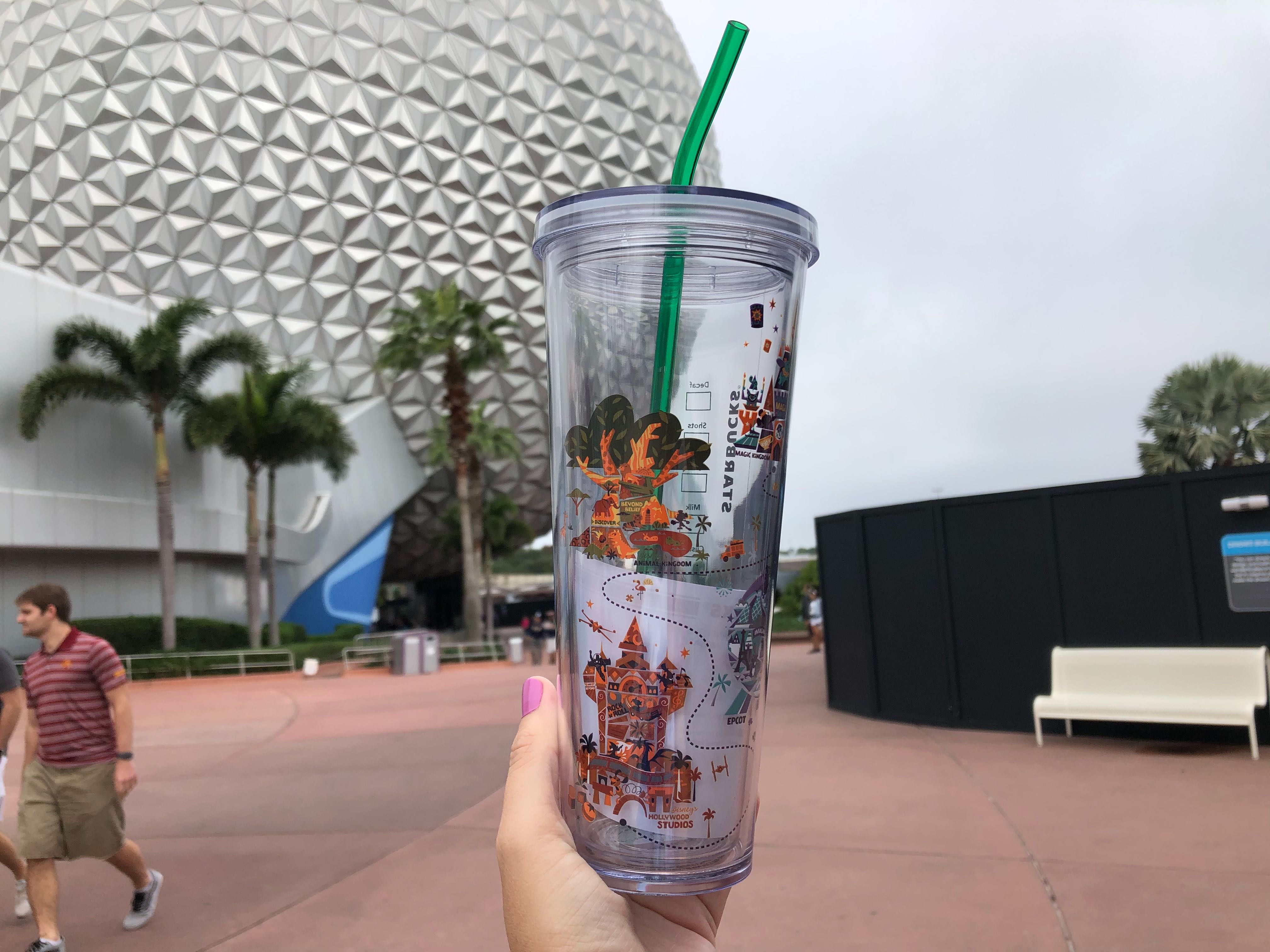 Walt Disney World Park Icons Starbucks Acrylic Tumblers - $24.99
