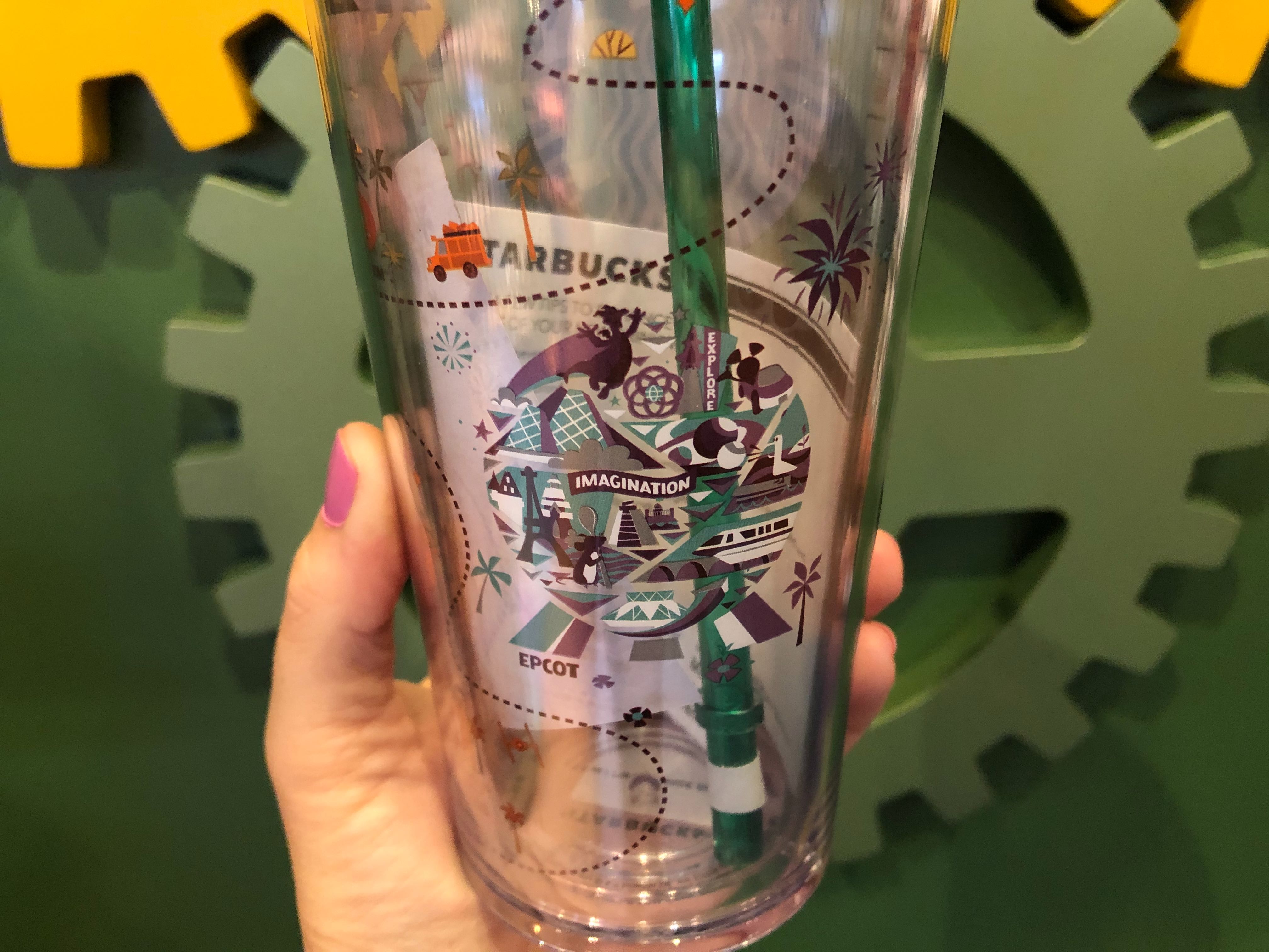 Walt Disney World Park Icons Starbucks Acrylic Tumblers - $24.99