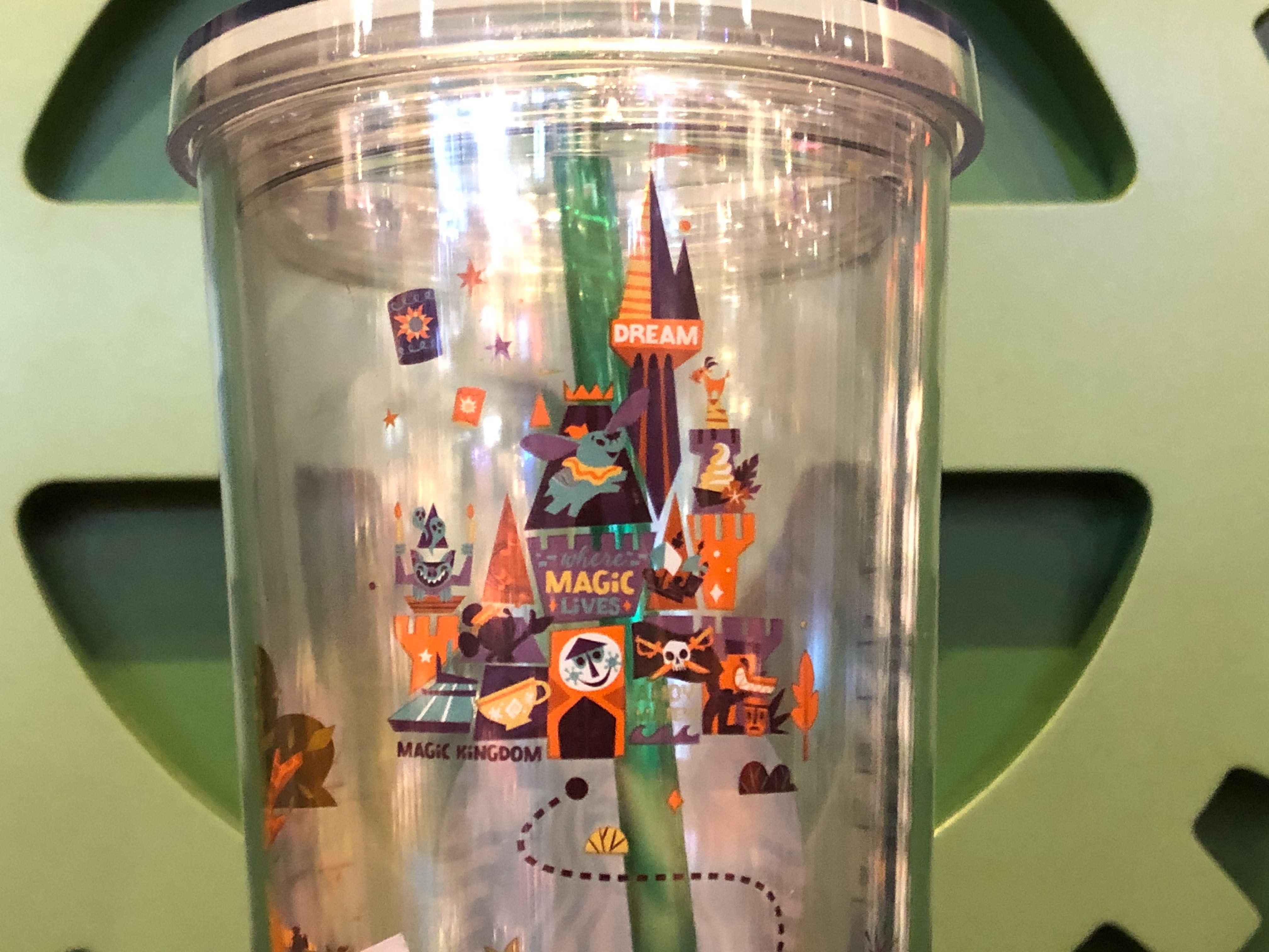 Walt Disney World Park Icons Starbucks Acrylic Tumblers - $24.99