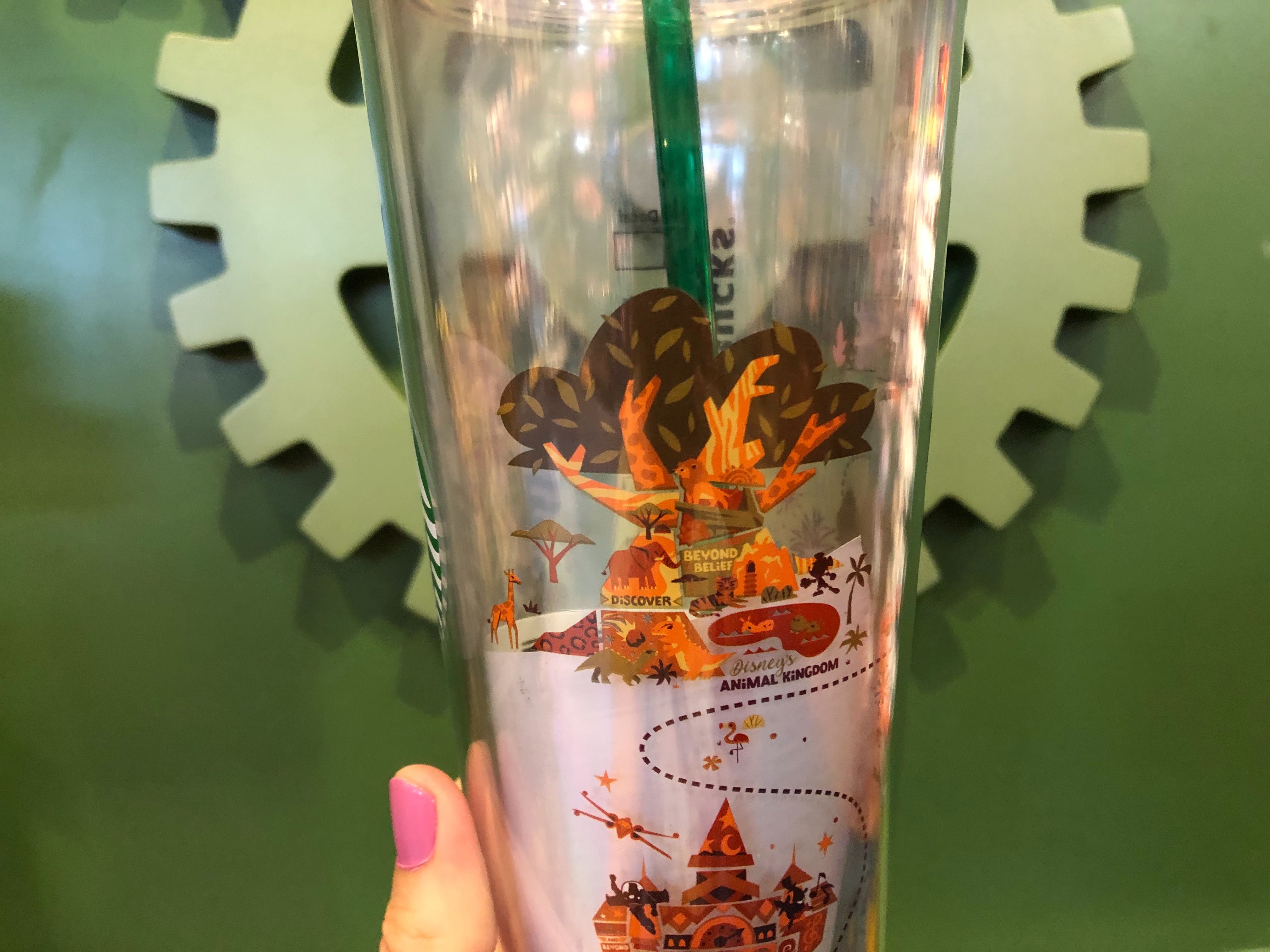 Walt Disney World Park Icons Starbucks Acrylic Tumblers - $24.99