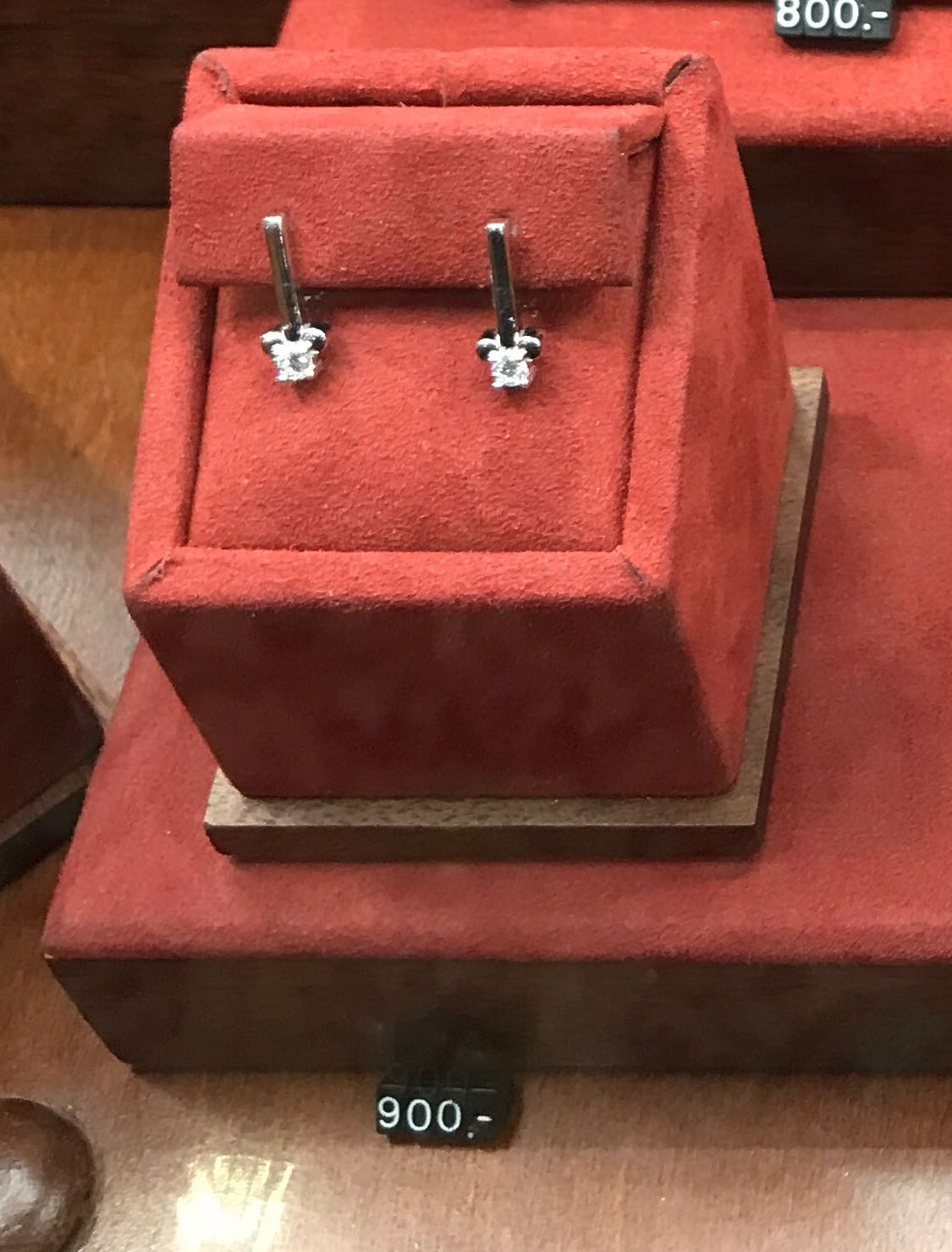 vertical mickey earrings