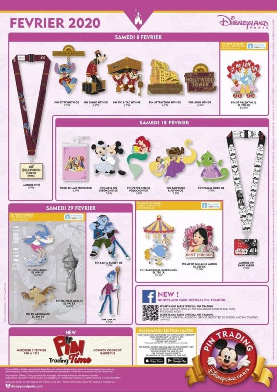 february 2020 pin releases disneyland paris