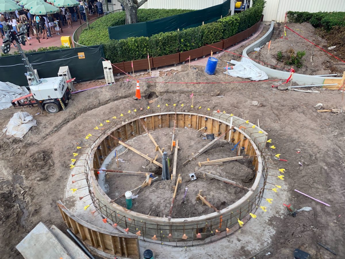 magic kingdom entrance construction right