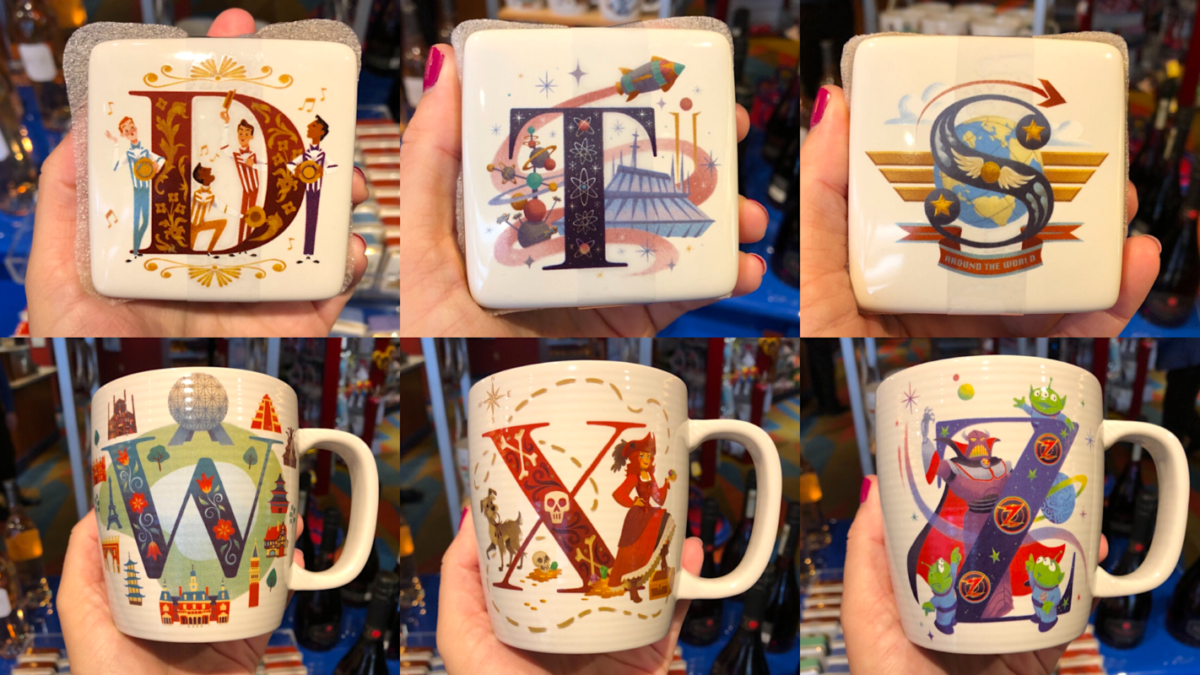 PHOTOS: Learn the Alphabet Disney Style with New "ABCDisney Letters" Mugs  and Trinket Boxes at Walt Disney World - WDW News Today