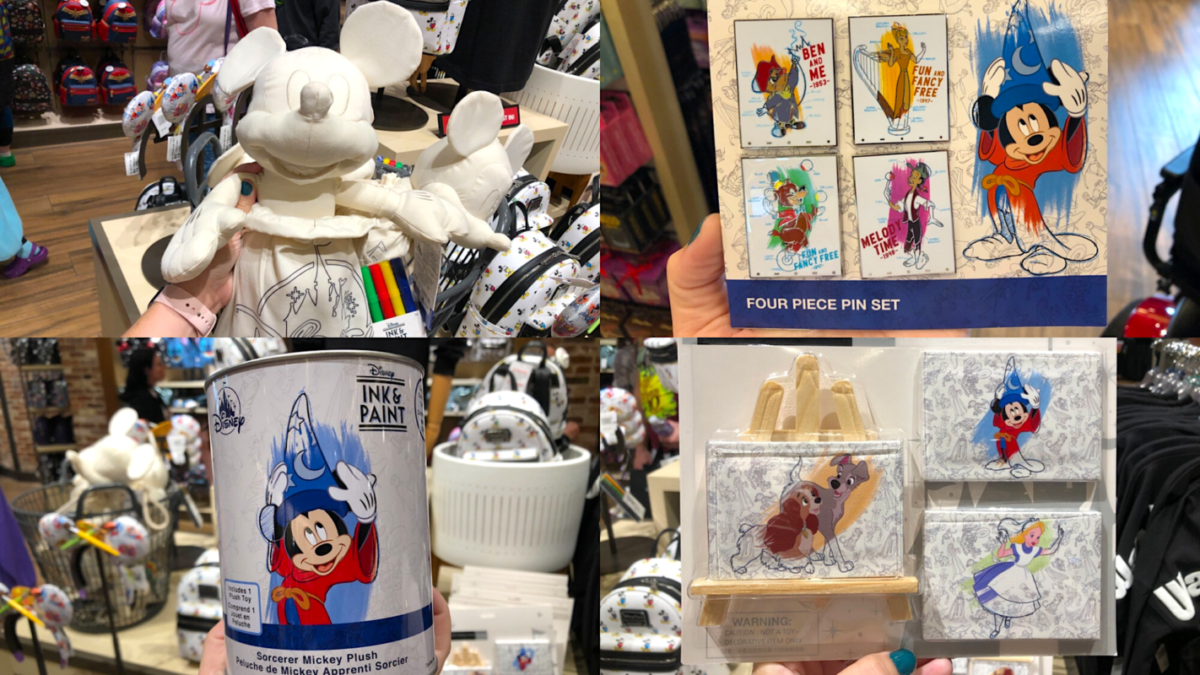 PHOTOS: New Disney Ink & Paint Merchandise (Colorable Mickey Plush