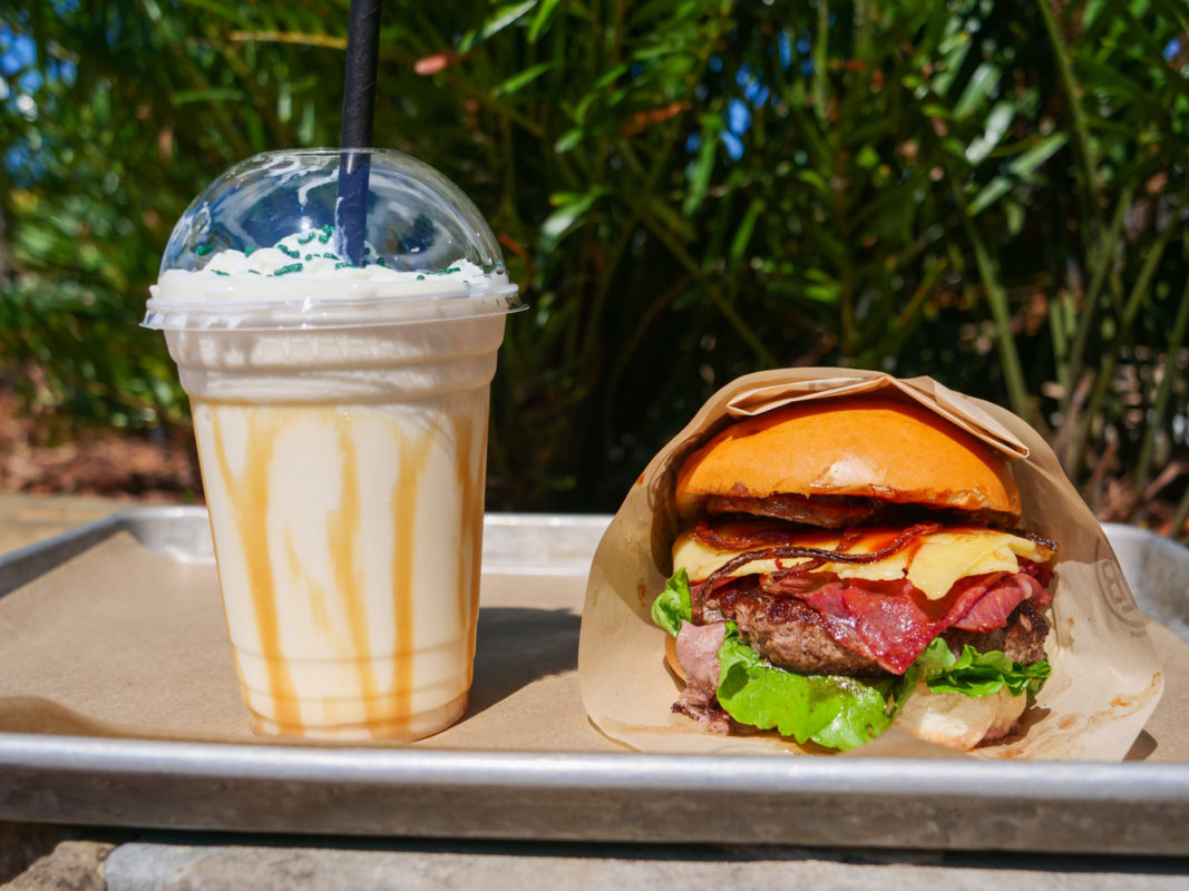 Burger and Milkshake