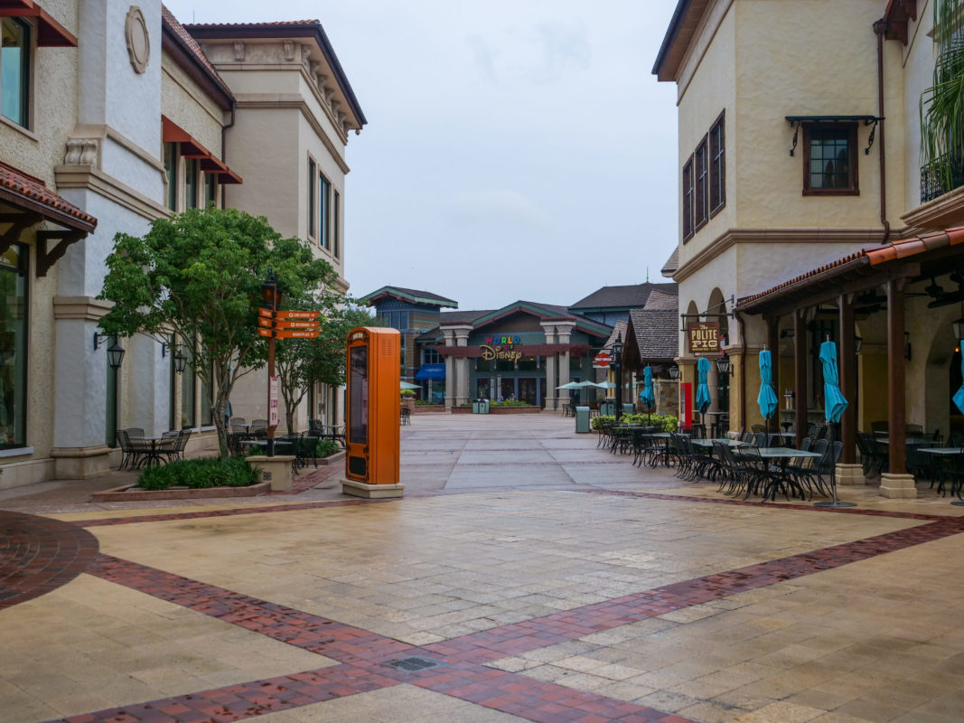 Rainy Day at Disney Springs