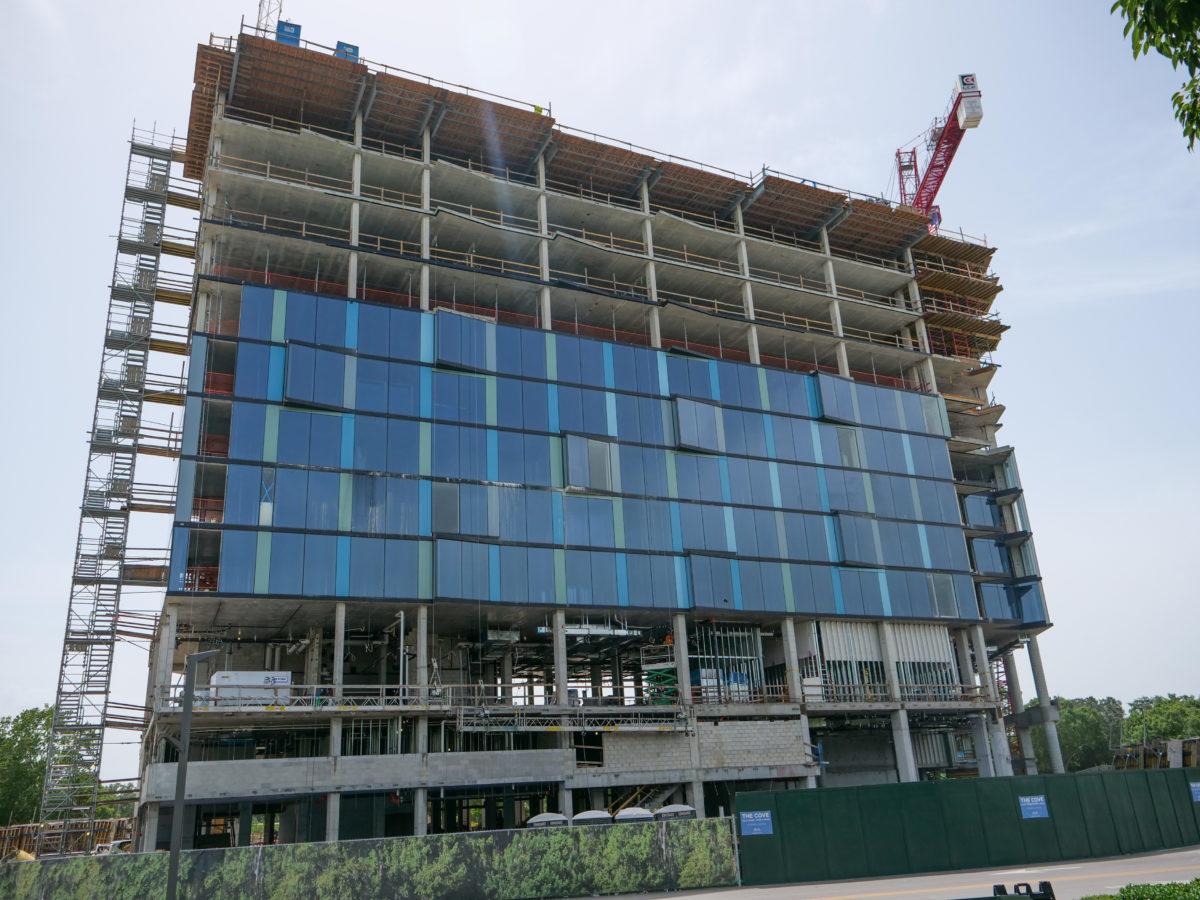 Construction on The Cove Hotel