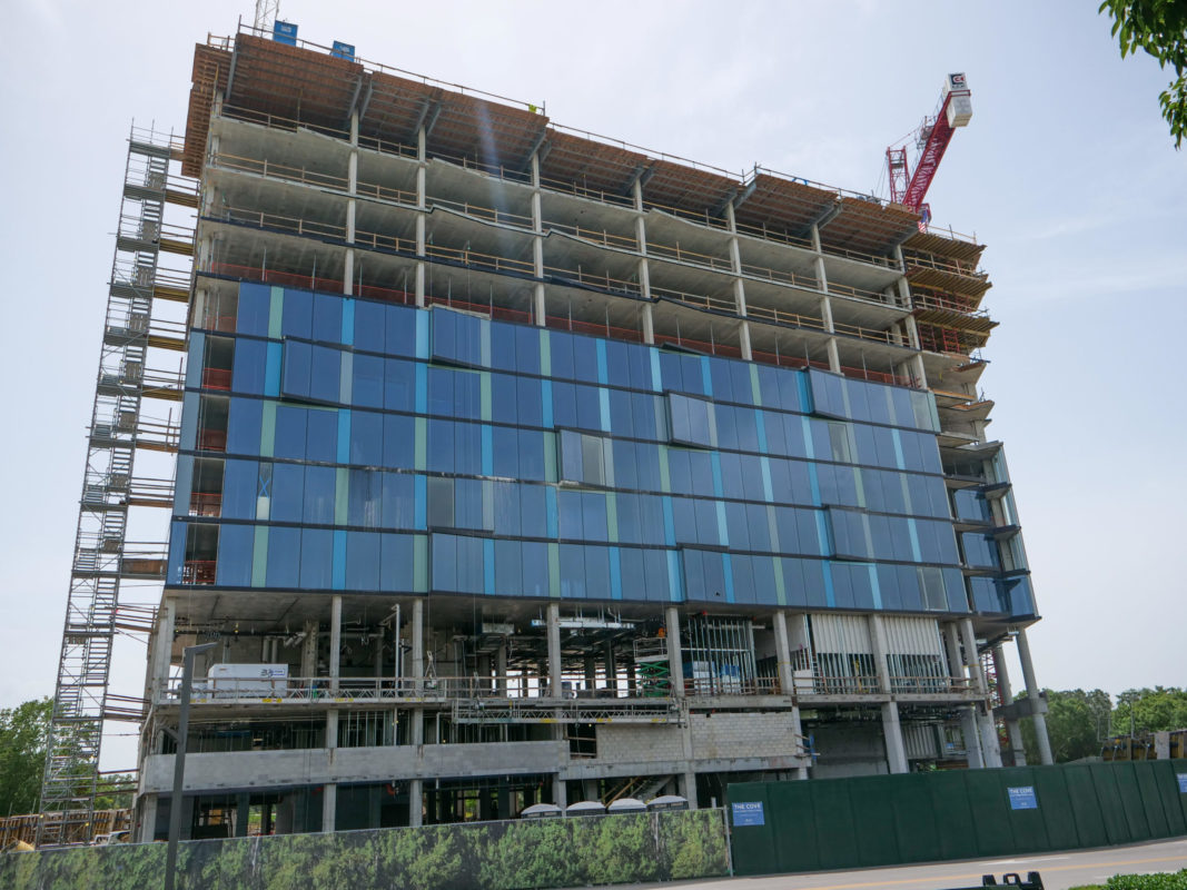 Construction on The Cove Hotel